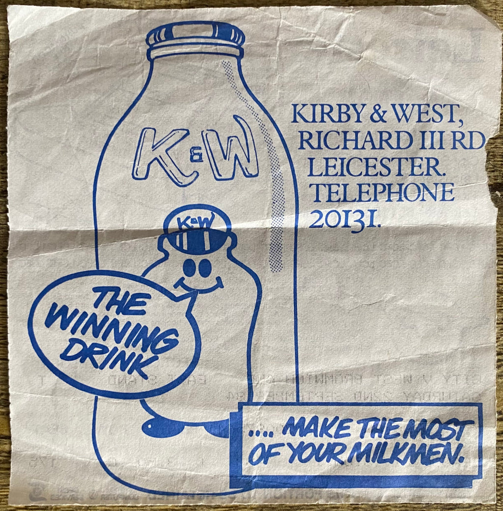 1984/85 ORIGINAL DIVISION ONE TICKET LEICESTER CITY V WEST BROMWICH ALBION