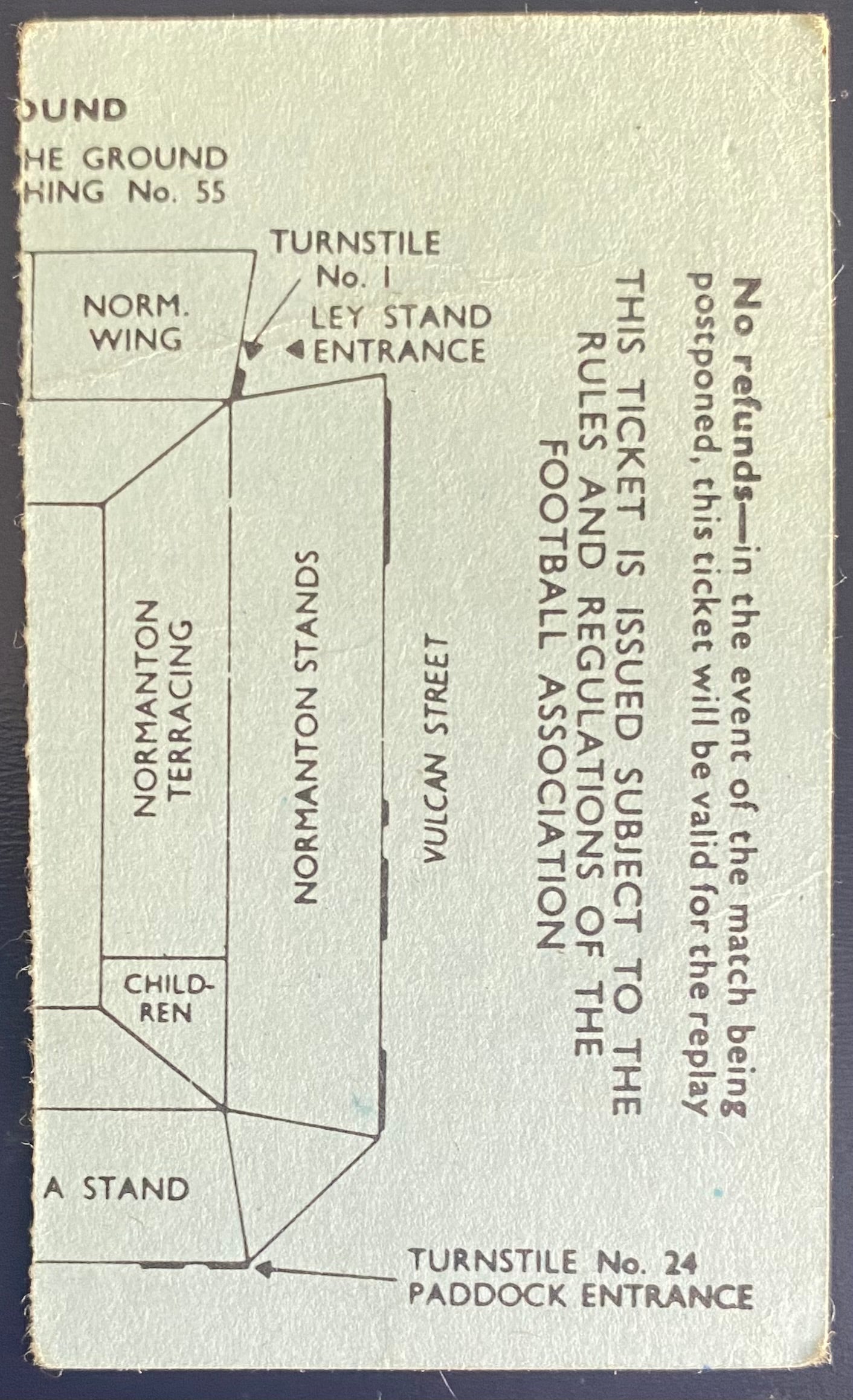1972/73 ORIGINAL FA CUP 5TH ROUND TICKET DERBY COUNTY V QUEENS PARK RANGERS