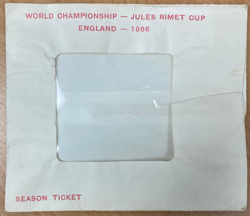 1966 WORLD CUP ORIGINAL OFFICIAL SEASON TICKET HOLDER WALLET
