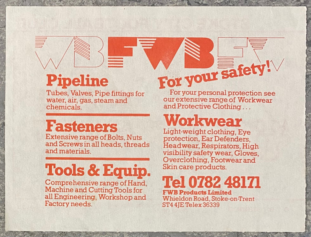1984/85 ORIGINAL DIVISION ONE TICKET STOKE CITY V LUTON TOWN