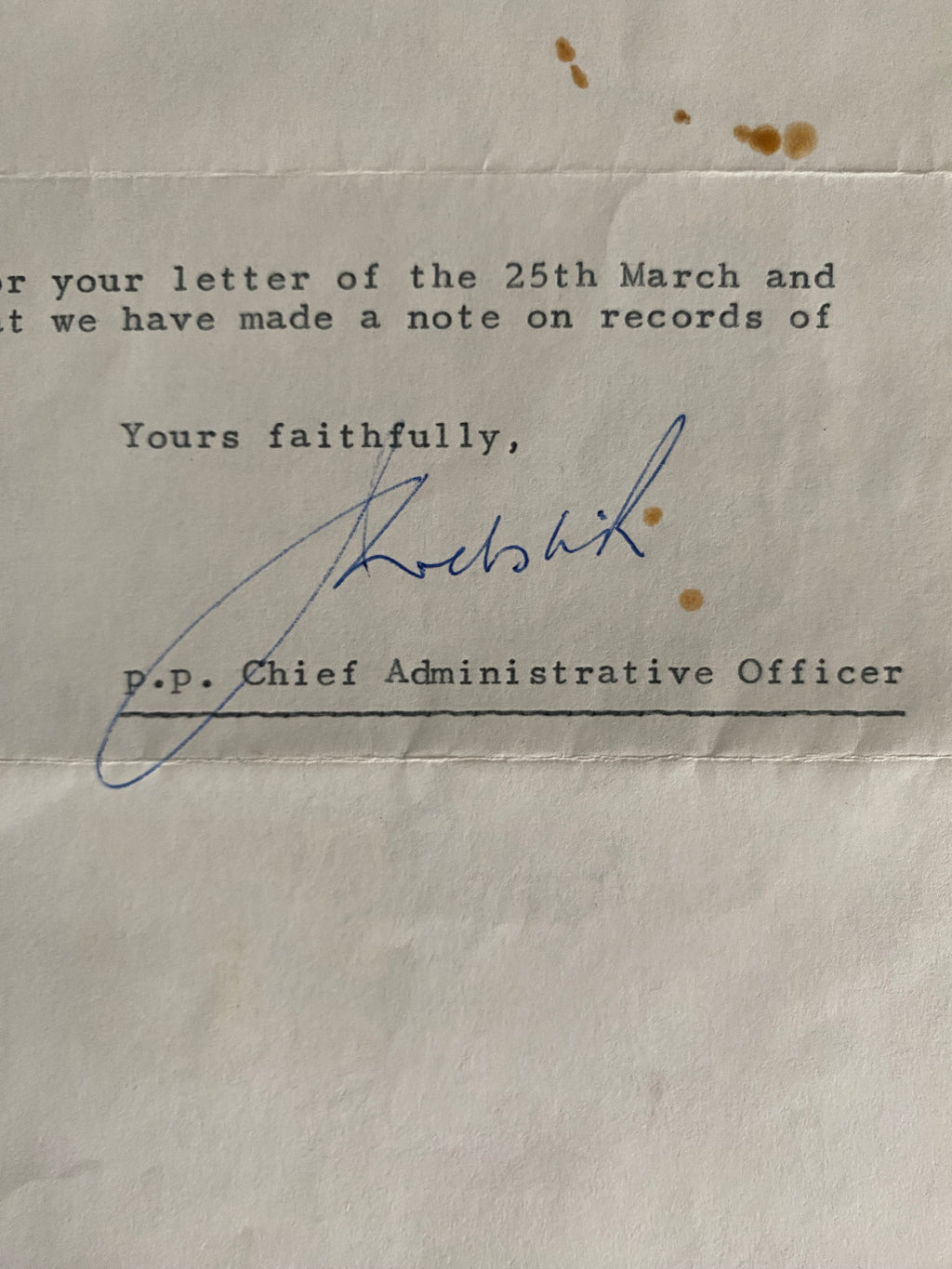 1966 WORLD CUP ORIGINAL OFFICIAL LETTER (WEMBLEY TICKET SALES) APR 1966