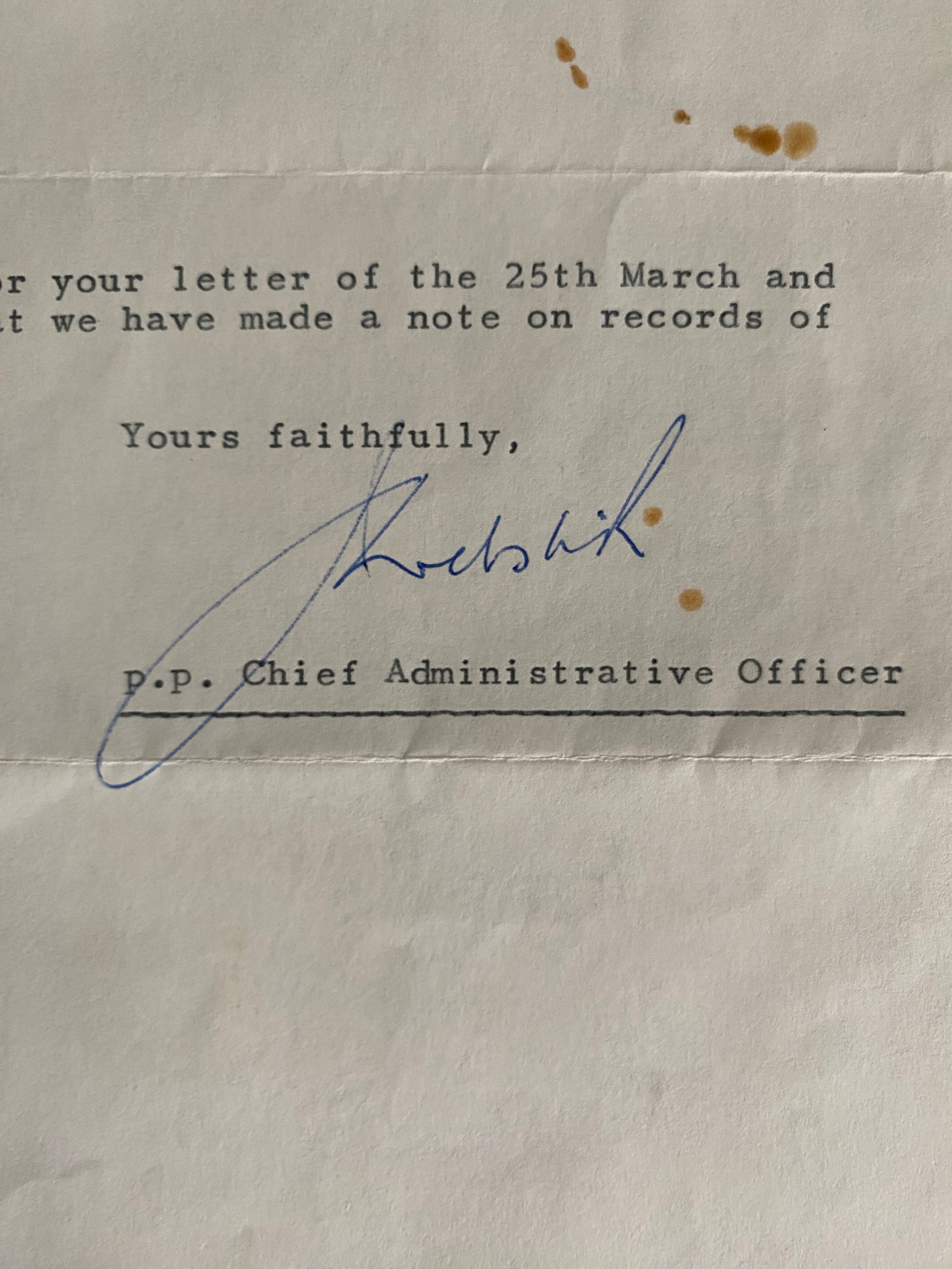 1966 WORLD CUP ORIGINAL OFFICIAL LETTER (WEMBLEY TICKET SALES) APR 1966