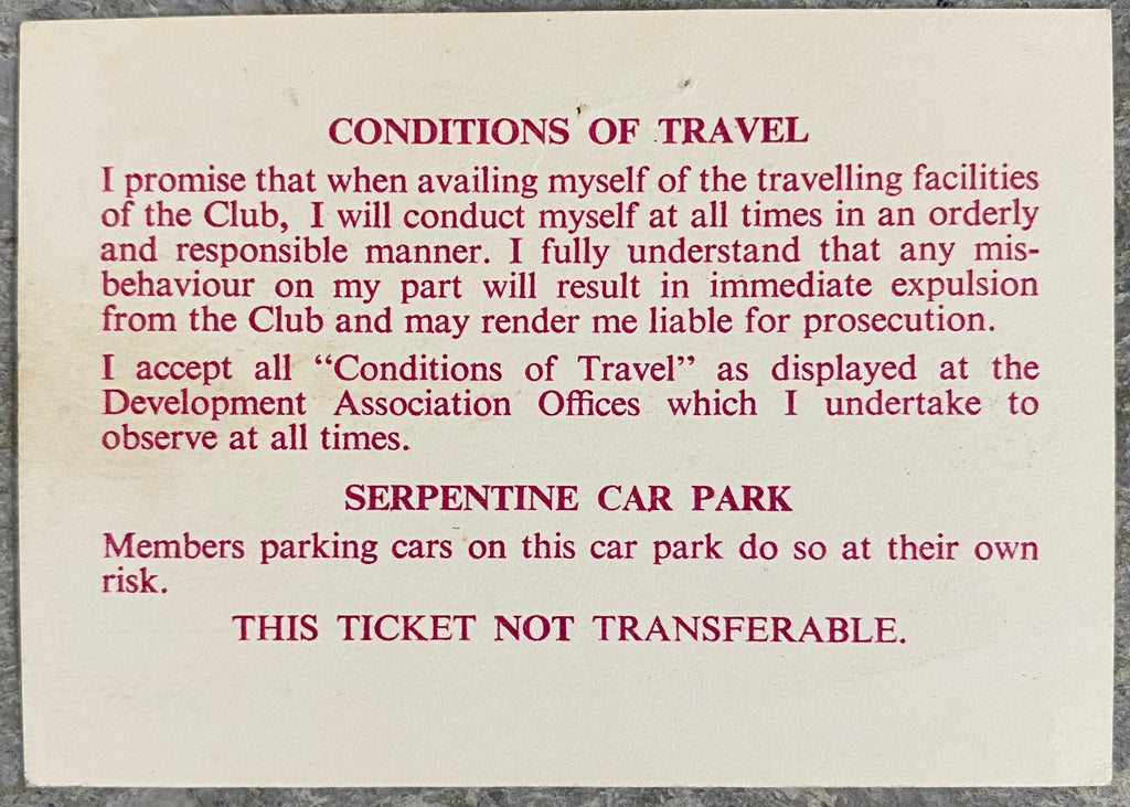 1978/79 ORIGINAL DIVISION 1 UNUSED TICKET DERBY COUNTY V ASTON VILLA + TRAVEL TICKET