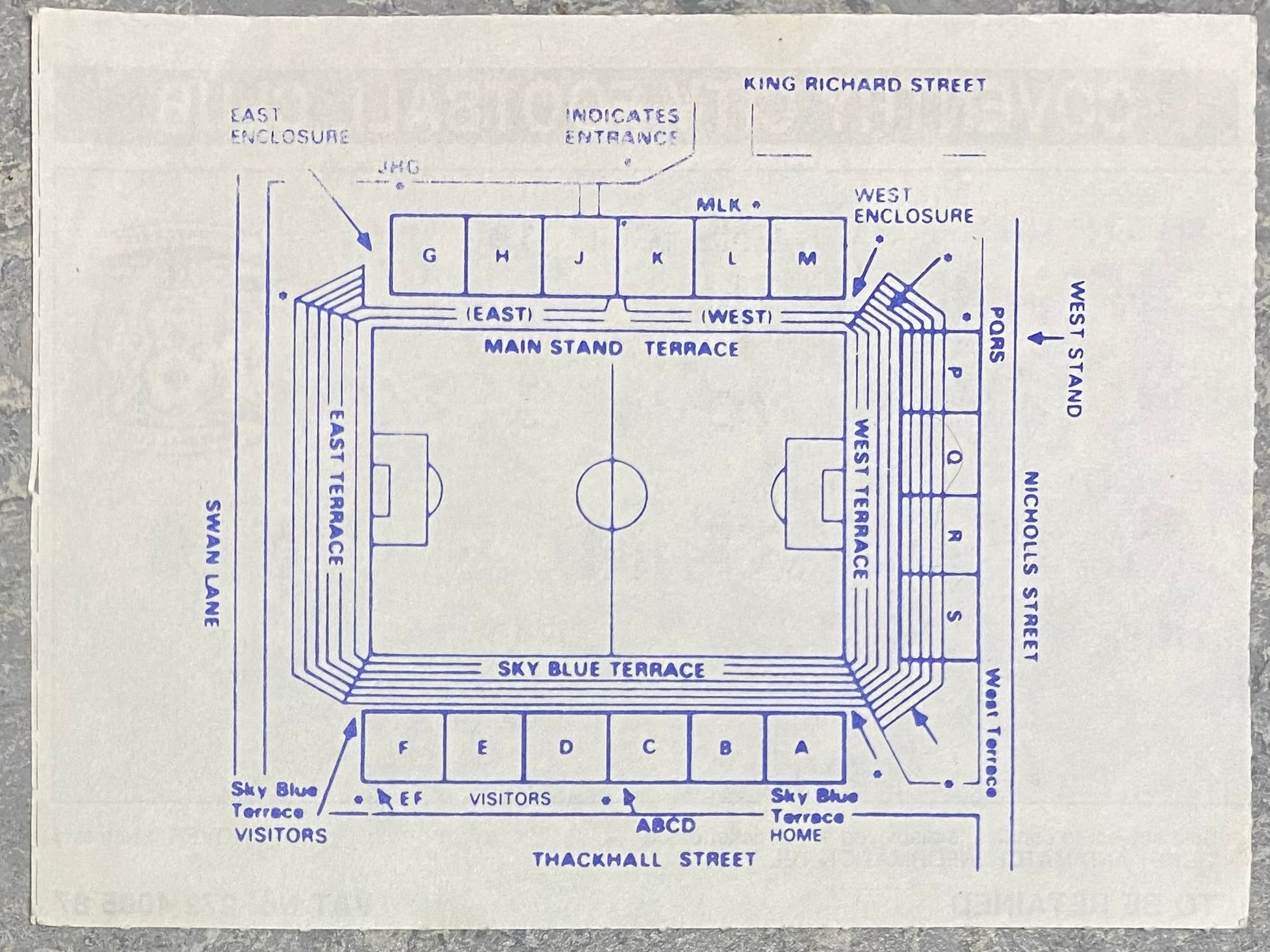 1989/90 ORIGINAL ZENITH DATA SYSTEMS CUP 1ST ROUND TICKET COVENTRY CITY V WIMBLEDON