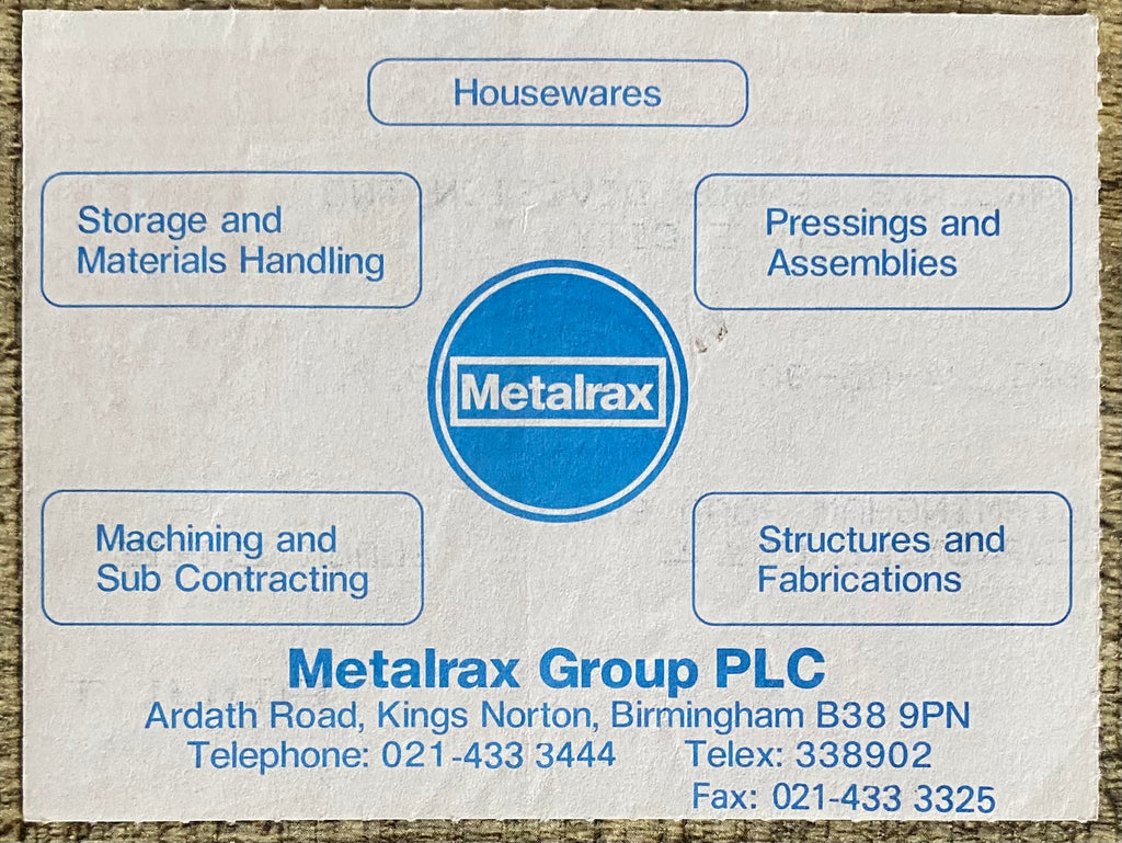 1989/90 ORIGINAL DIVISION 2 TICKET WEST BROMWICH ALBION V PLYMOUTH ARGYLE