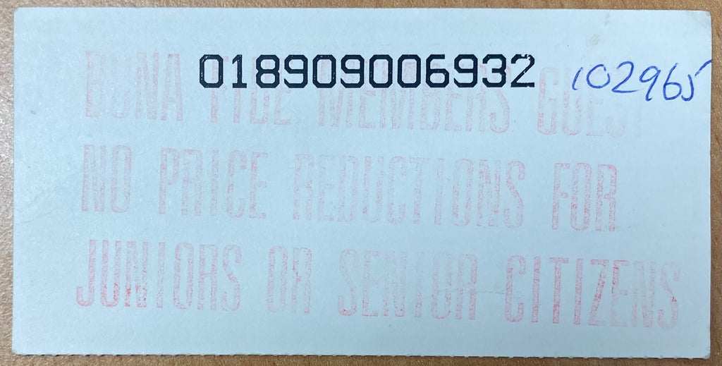 1989/90 ORIGINAL DIVISION ONE TICKET LUTON TOWN V TOTTENHAM HOTSPUR