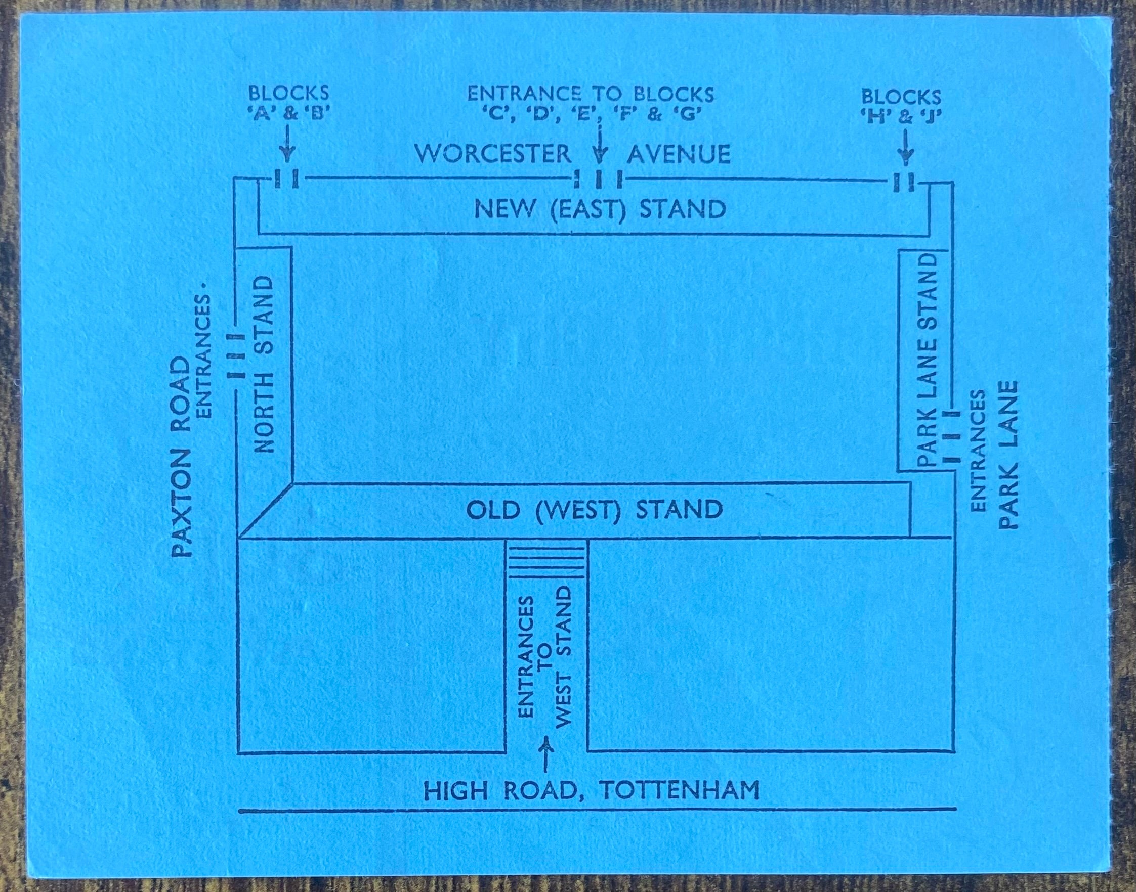 1971/72 ORIGINAL DIVISION ONE TICKET TOTTENHAM HOTSPUR V MANCHESTER CITY