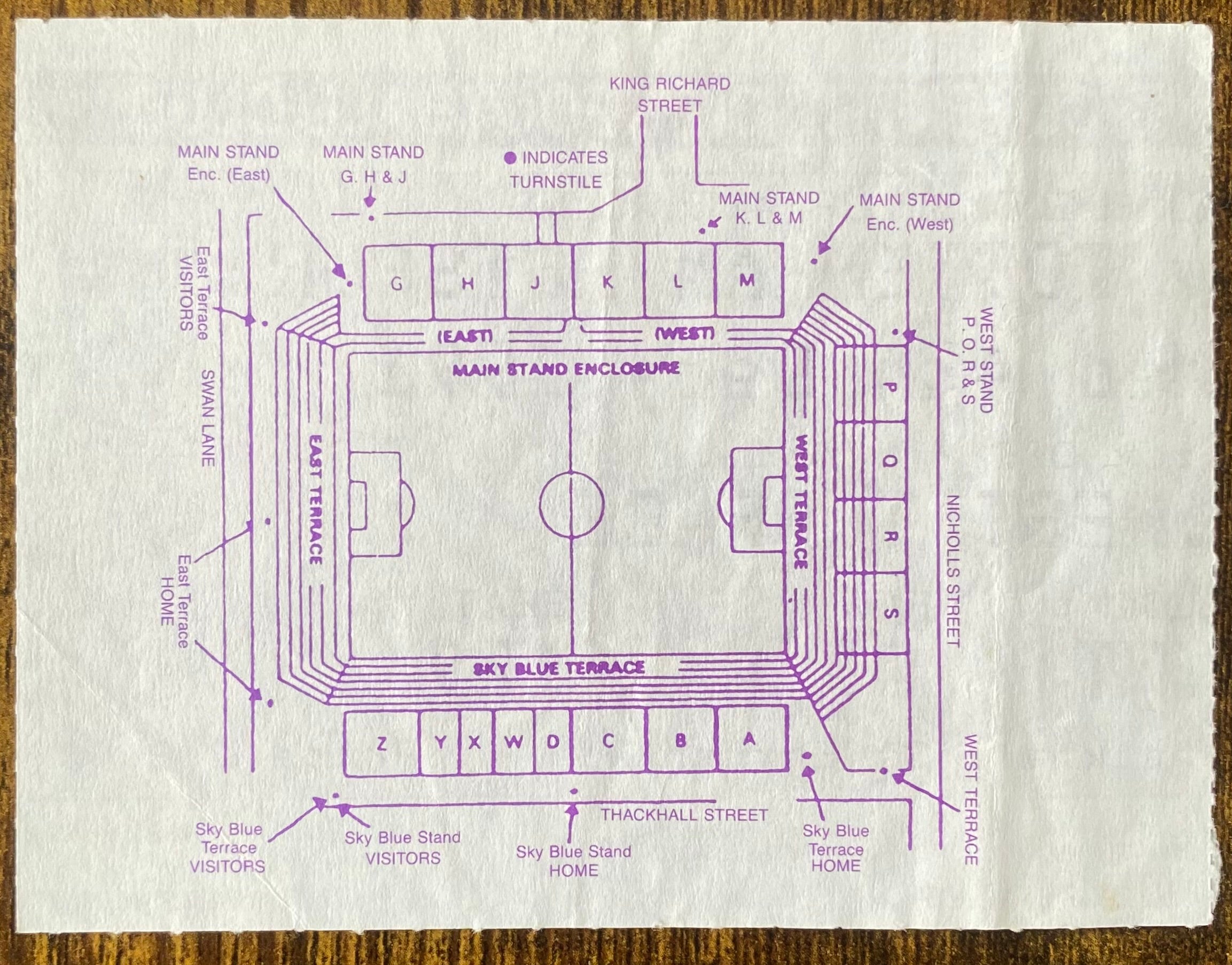 1991/92 ORIGINAL RUMBELOWS CUP 4TH ROUND TICKET COVENTRY CITY V TOTTENHAM HOTSPUR
