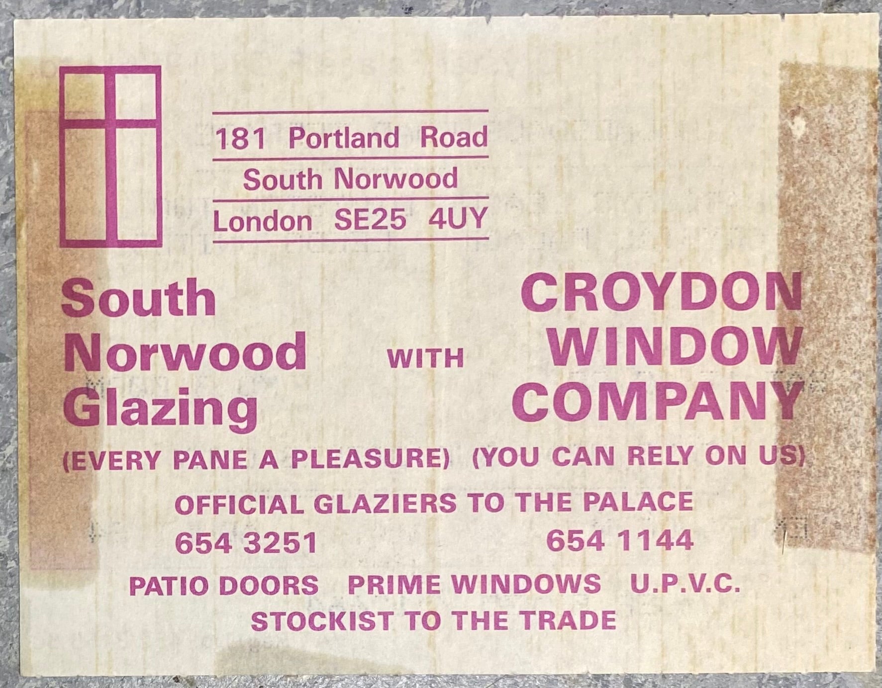 1988/89 ORIGINAL DIVISION TWO TICKET CRYSTAL PALACE V LEEDS UNITED