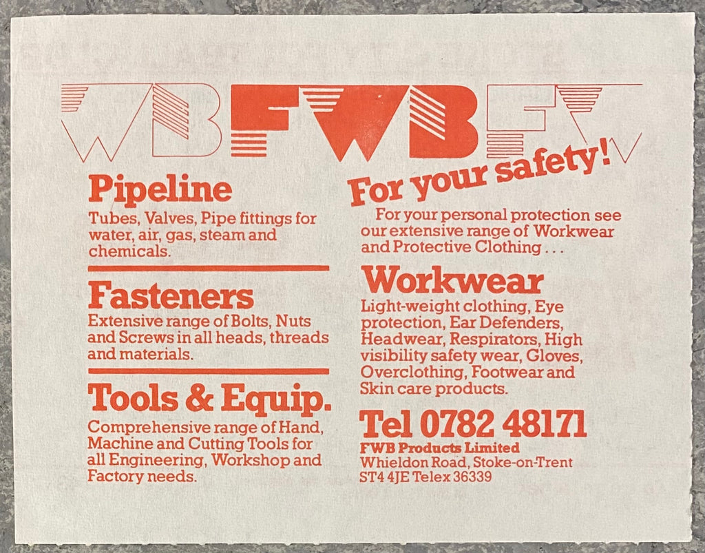 1984/85 ORIGINAL DIVISION ONE TICKET STOKE CITY V QUEENS PARK RANGERS