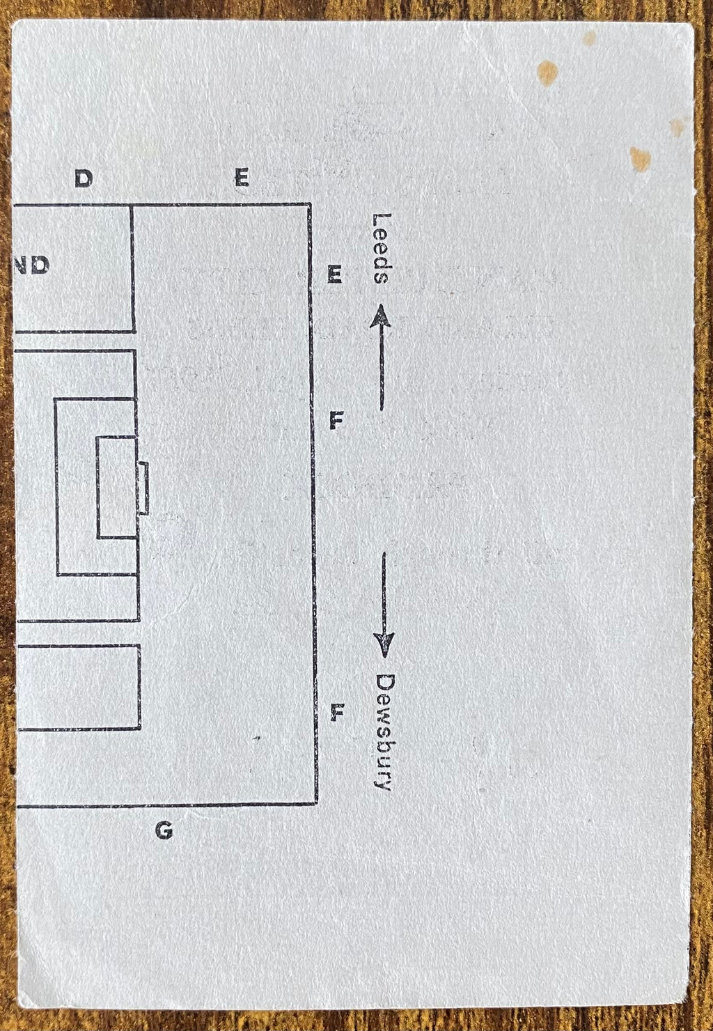 1966/67 ORIGINAL FA CUP 6TH ROUND TICKET LEEDS UNITED V MANCHESTER CITY