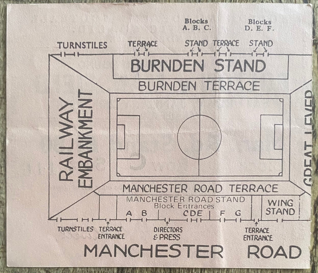 1977/78 ORIGINAL FA CUP 4TH ROUND TICKET BOLTON WANDERERS V MANSFIELD TOWN