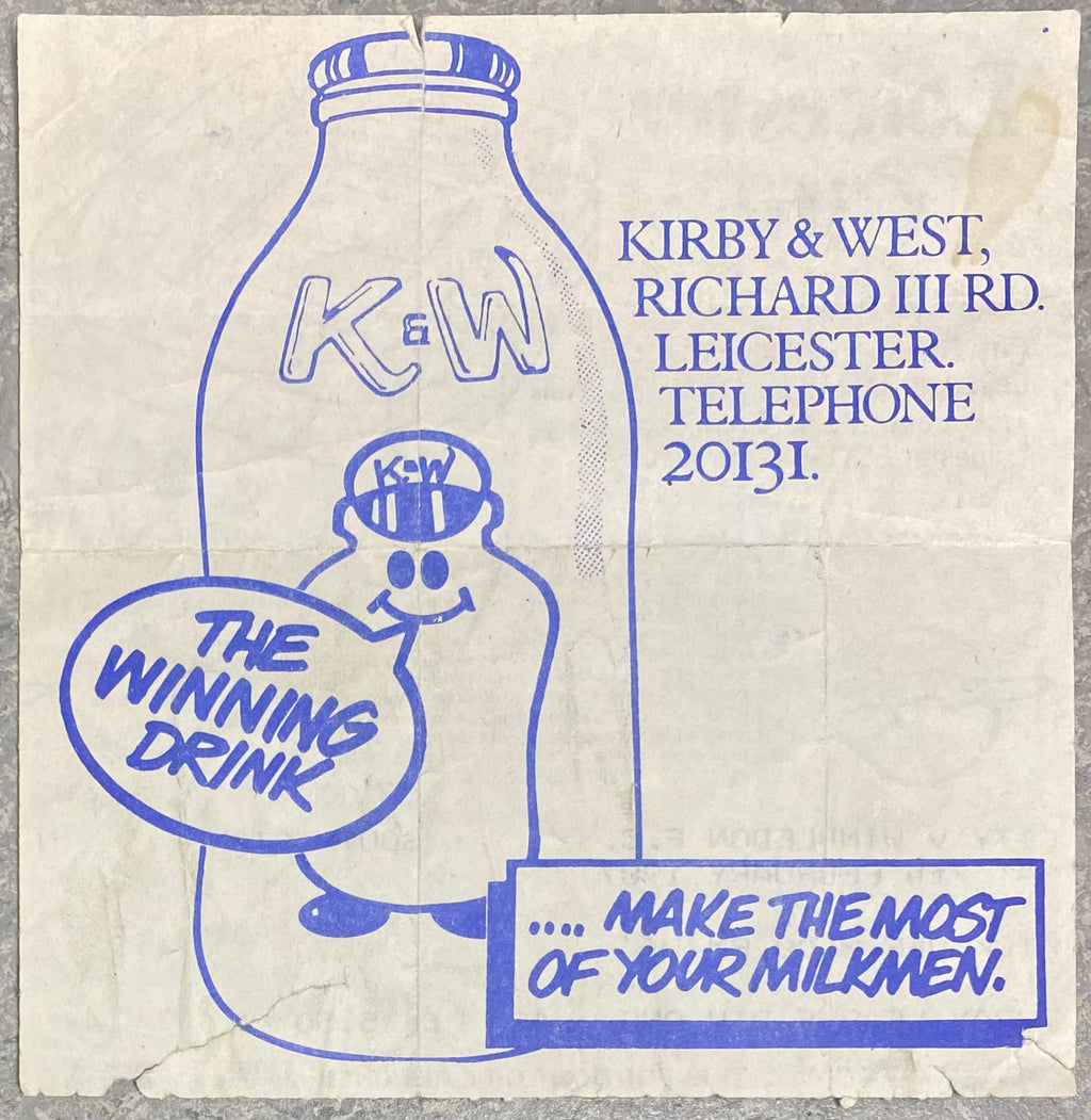 1986/87 ORIGINAL DIVISION ONE TICKET LEICESTER CITY V WIMBLEDON