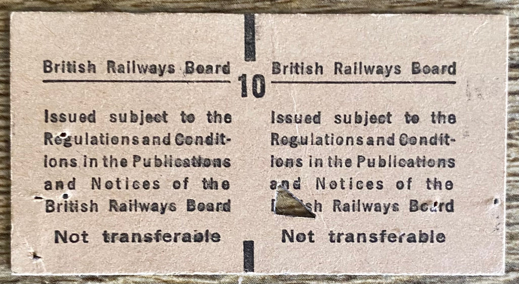 1981 ORIGINAL FOOTBALL SPECIAL BRITISH RAIL TRAIN TICKET WEST HAM UNITED TRAVELLING TO BOLTON
