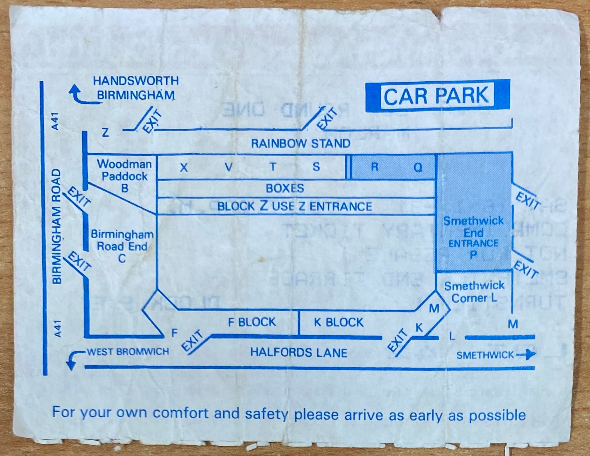 1991/92 ORIGINAL FA CUP 1ST ROUND TICKET WEST BROMWICH ALBION V MARLOW