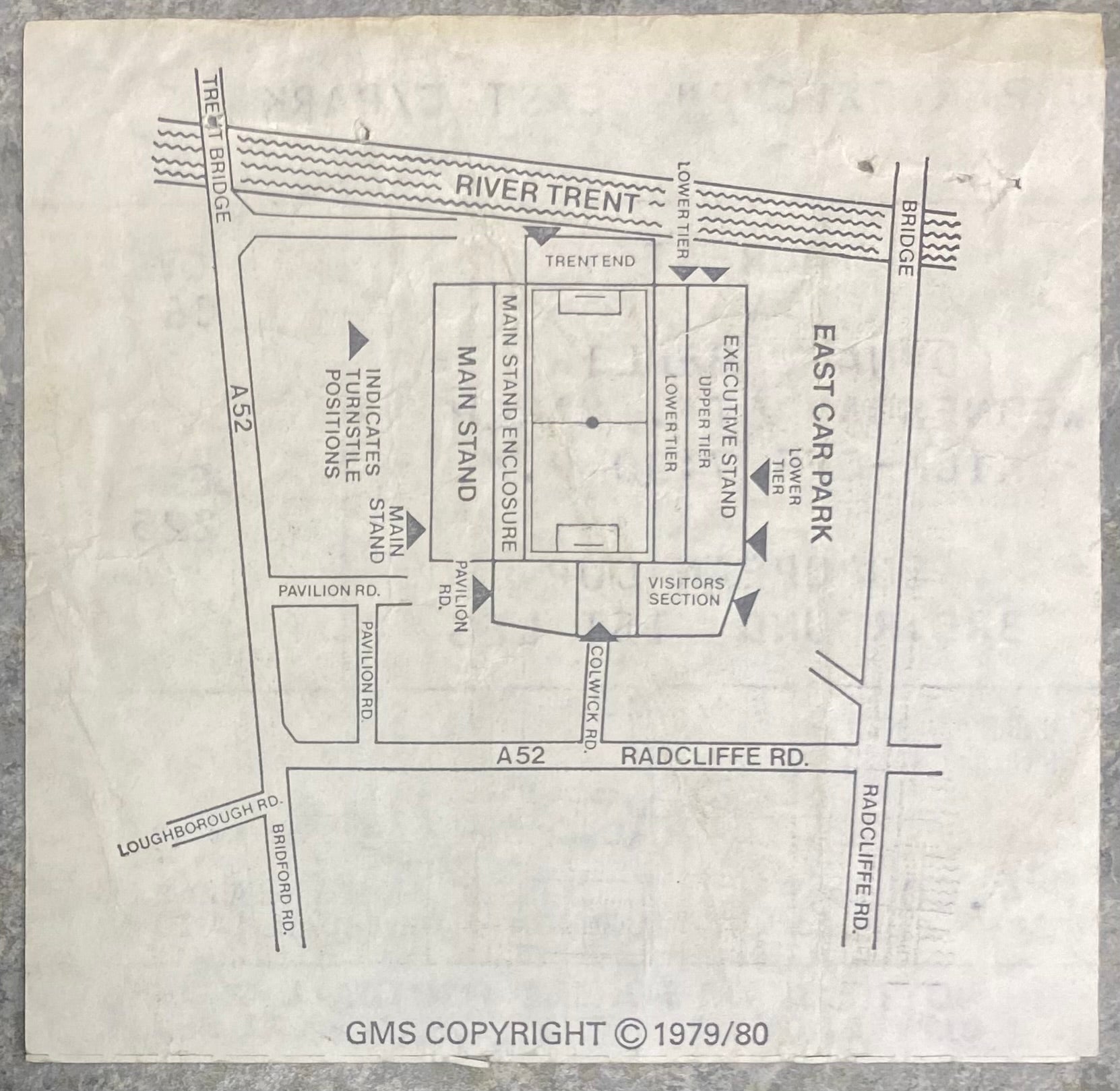 1979/80 ORIGINAL EUROPEAN CUP 3RD ROUND 1ST LEG TICKET NOTTINGHAM FOREST V DYNAMO BERLIN