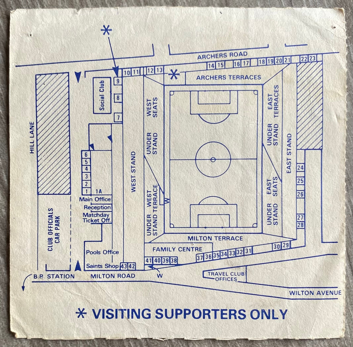1989/90 ORIGINAL DIVISION ONE TICKET SOUTHAMPTON V CHARLTON ATHLETIC