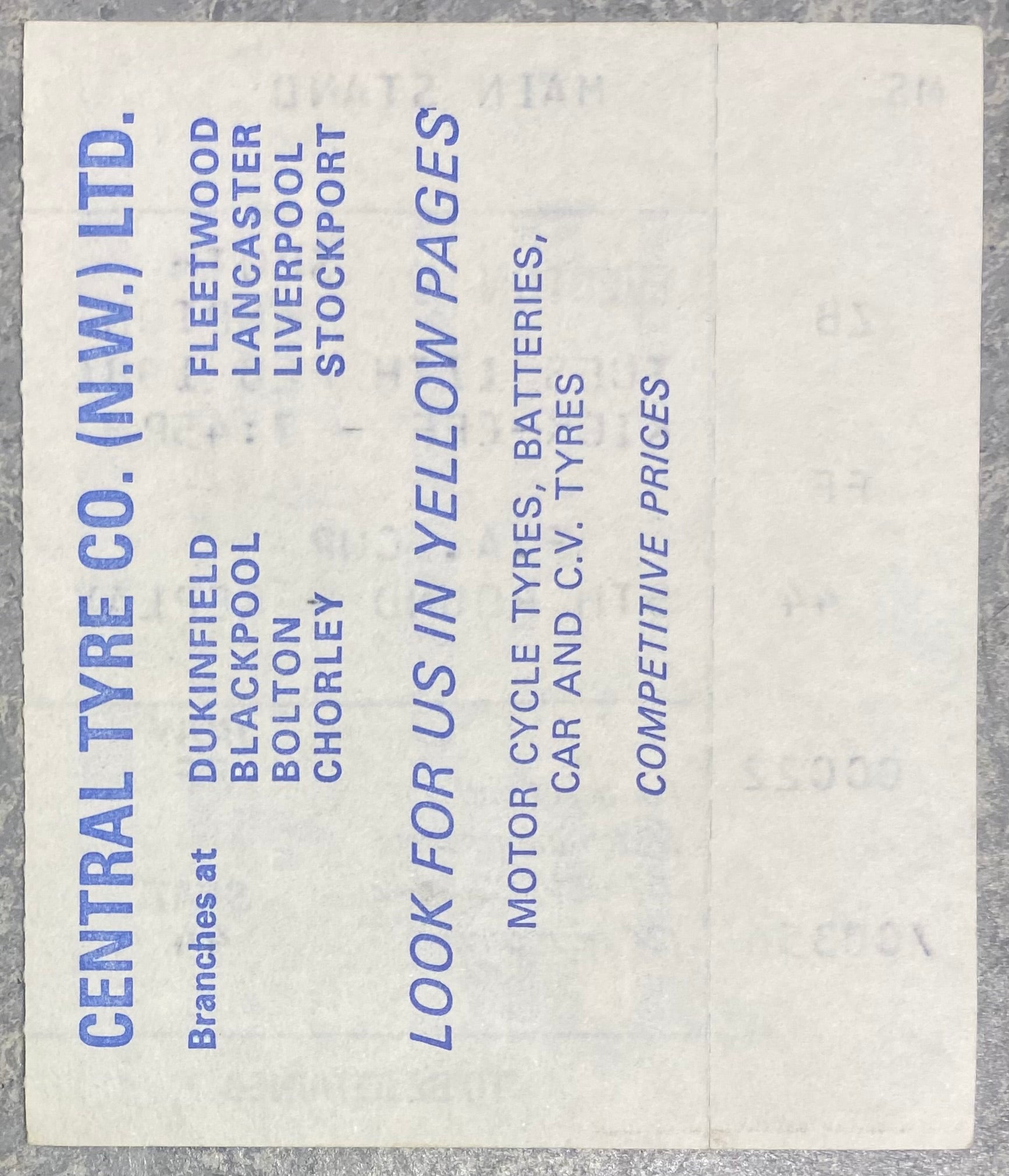 1980/81 ORIGINAL FA CUP 5TH ROUND REPLAY TICKET EVERTON V SOUTHAMPTON