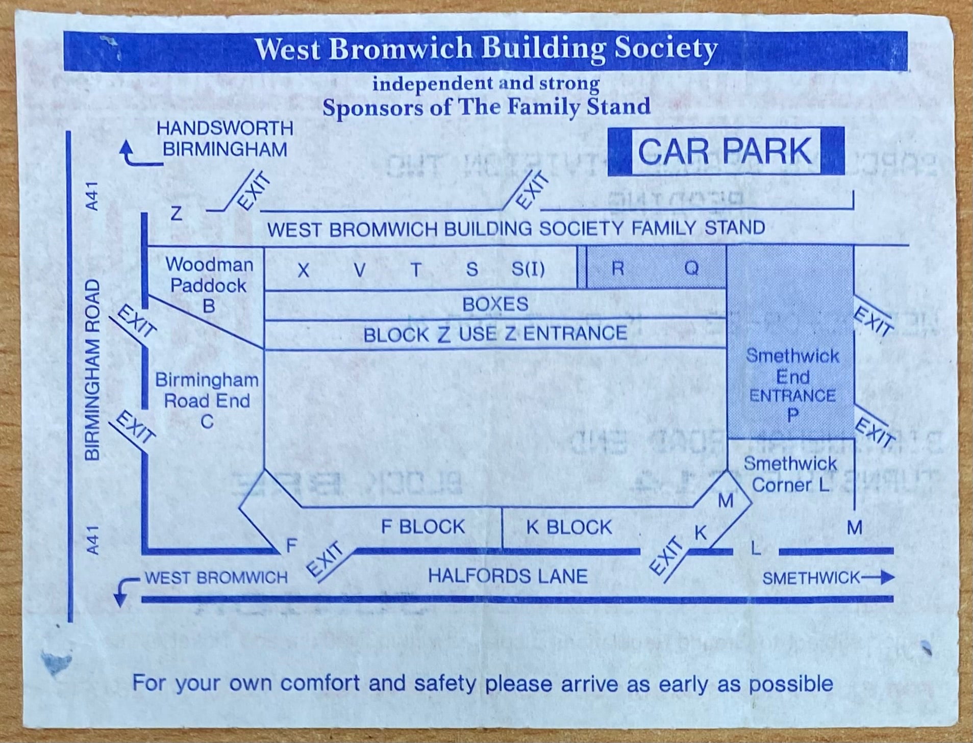 1992/93 ORIGINAL DIVISION 2 TICKET WEST BROMWICH ALBION V READING