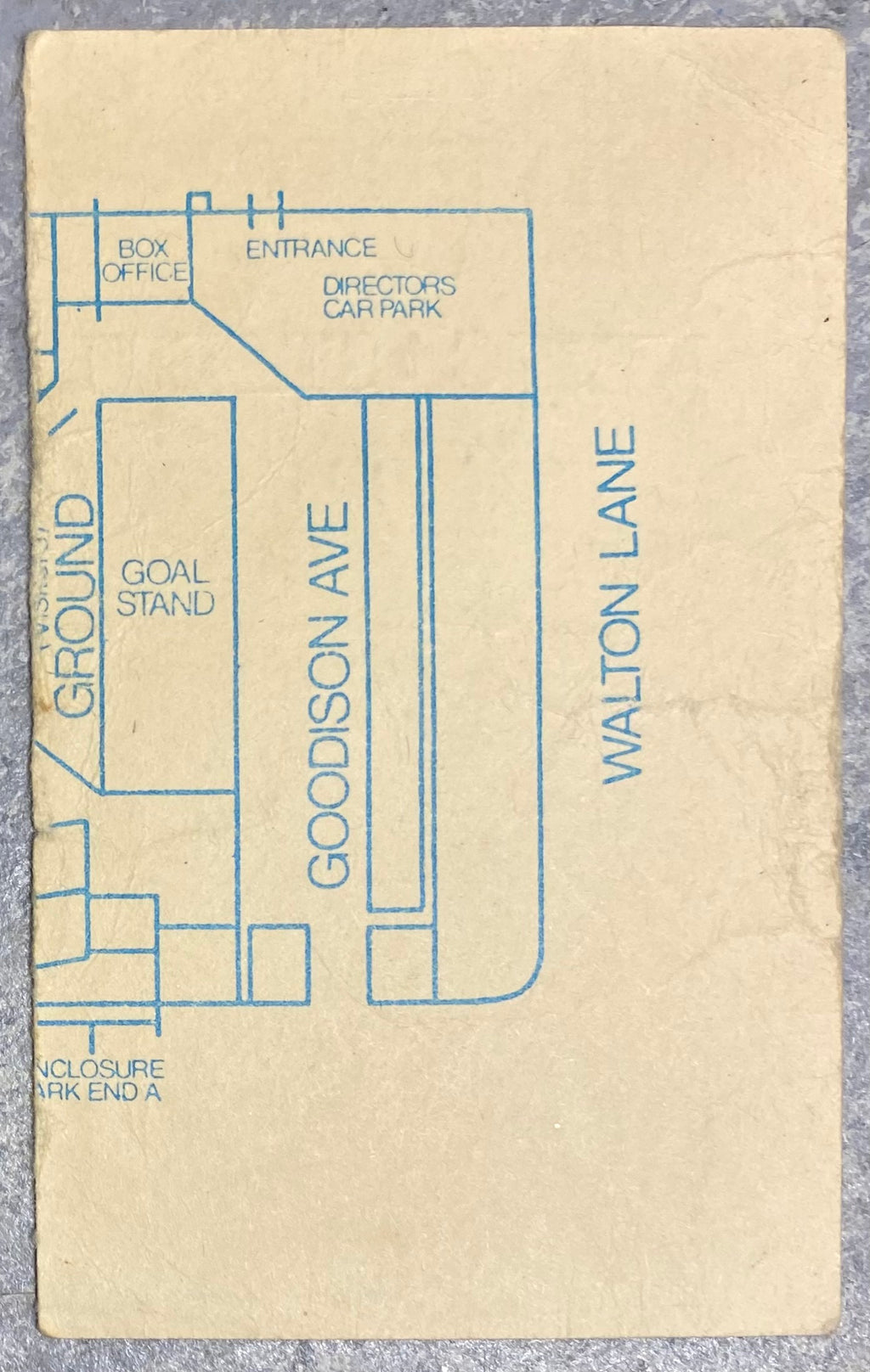 1974/75 ORIGINAL DIVISION ONE TICKET EVERTON V NEWCASTLE UNITED