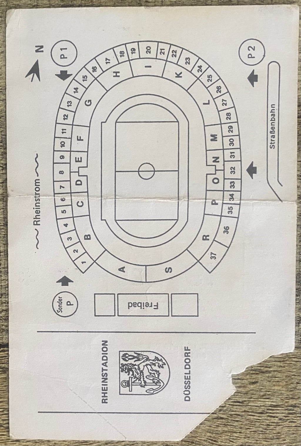 1977/78 ORIGINAL EUROPEAN CUP SEMI FINAL 1ST LEG TICKET BORUSSIA MONCHENGLADBACH V LIVERPOOL
