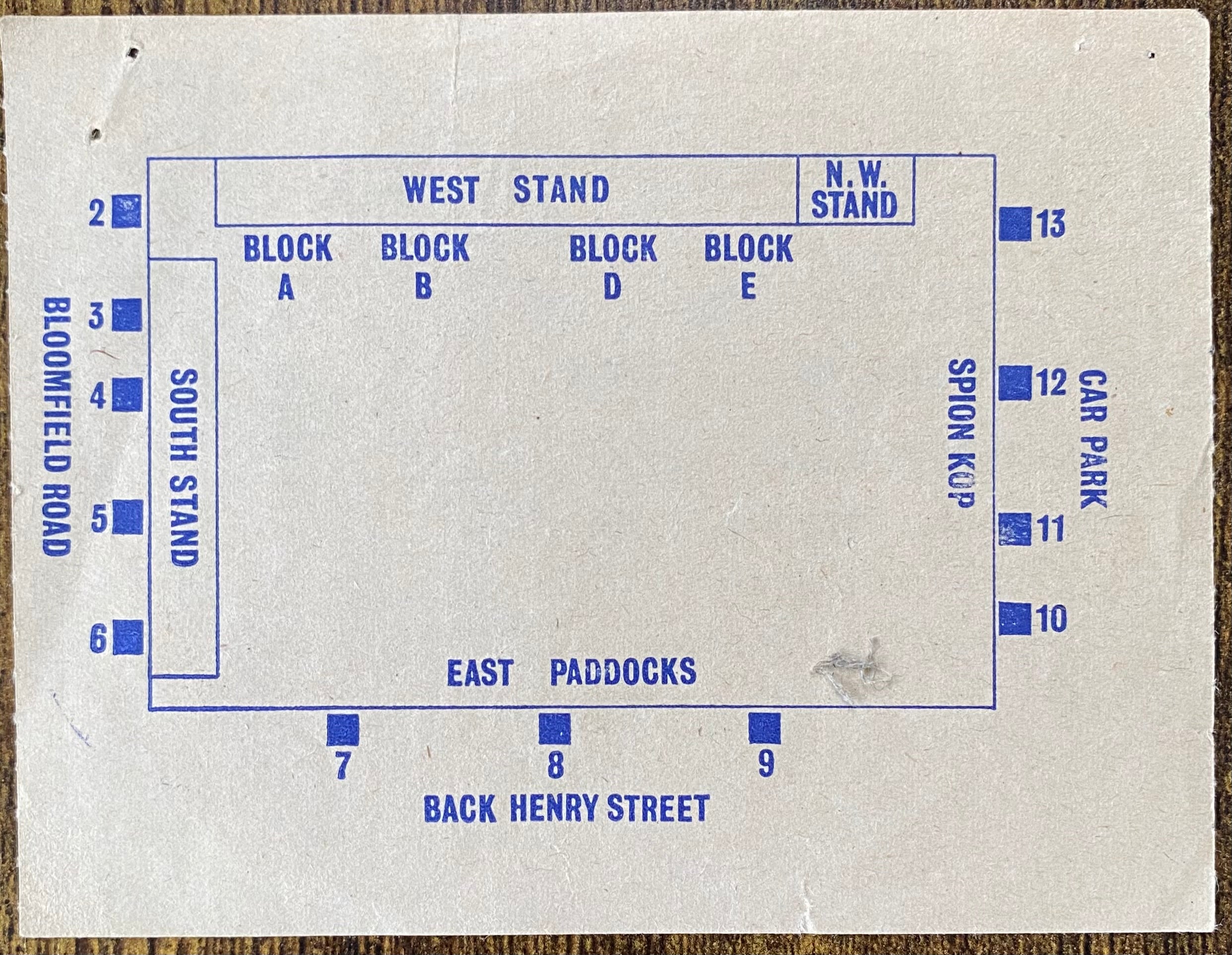 1968/69 ORIGINAL LEAGUE CUP 3RD ROUND TICKET BLACKPOOL V MANCHESTER CITY