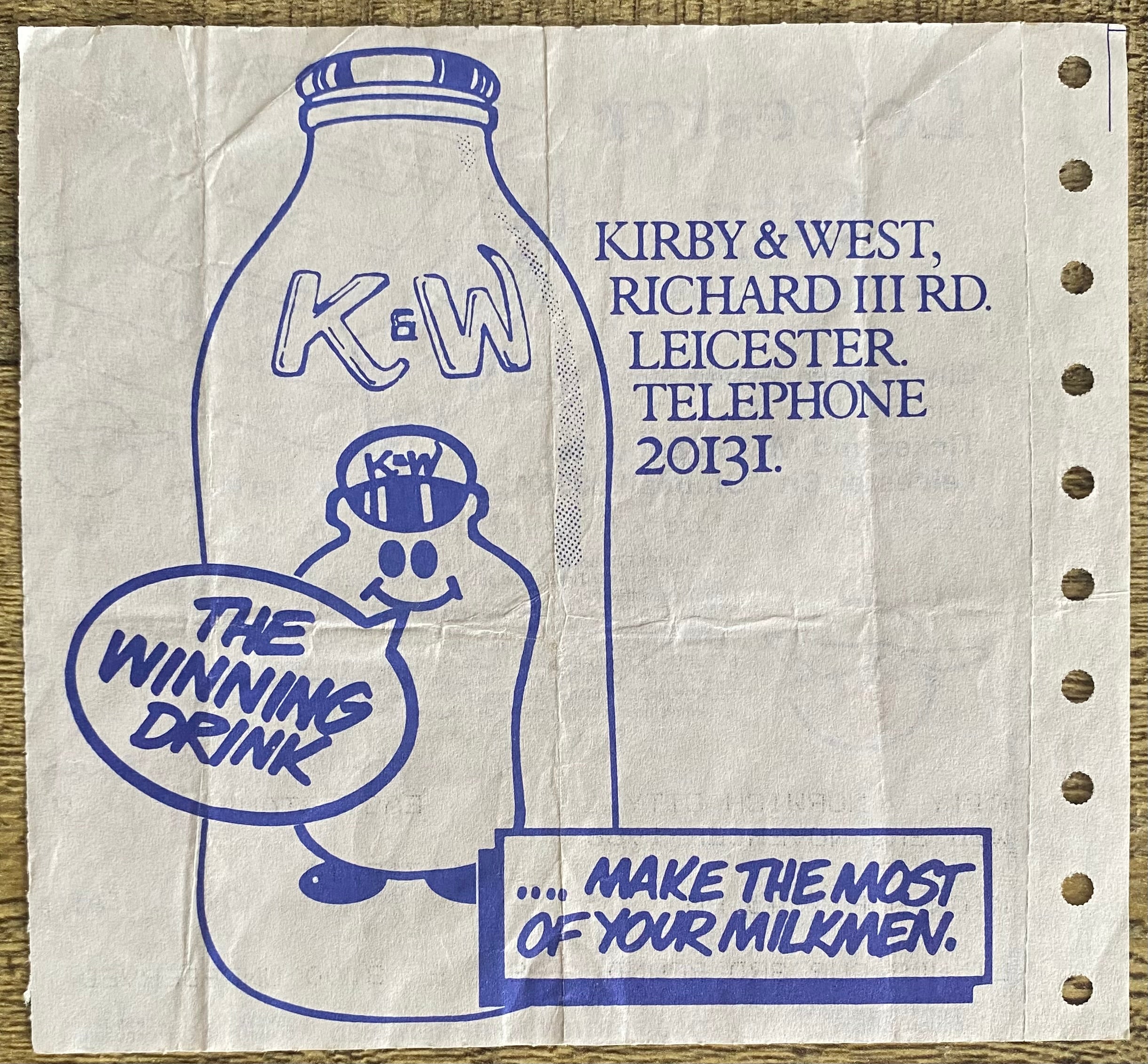 1988/89 ORIGINAL LITTLEWOODS CUP 3RD ROUND TICKET LEICESTER CITY V NORWICH CITY