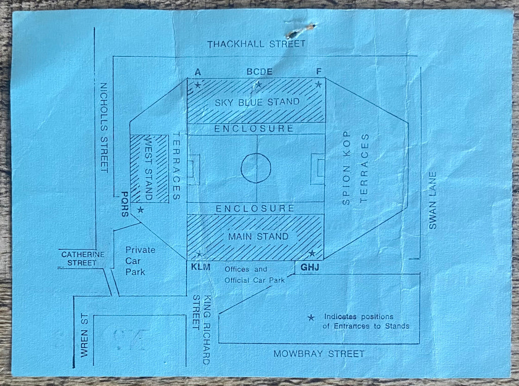 1972/73 ORIGINAL FA CUP 4TH ROUND  TICKET COVENTRY CITY V GRIMSBY TOWN