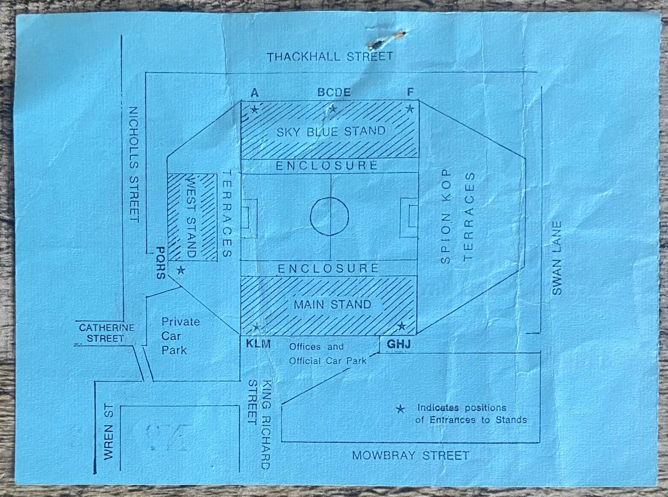 1972/73 ORIGINAL FA CUP 4TH ROUND  TICKET COVENTRY CITY V GRIMSBY TOWN