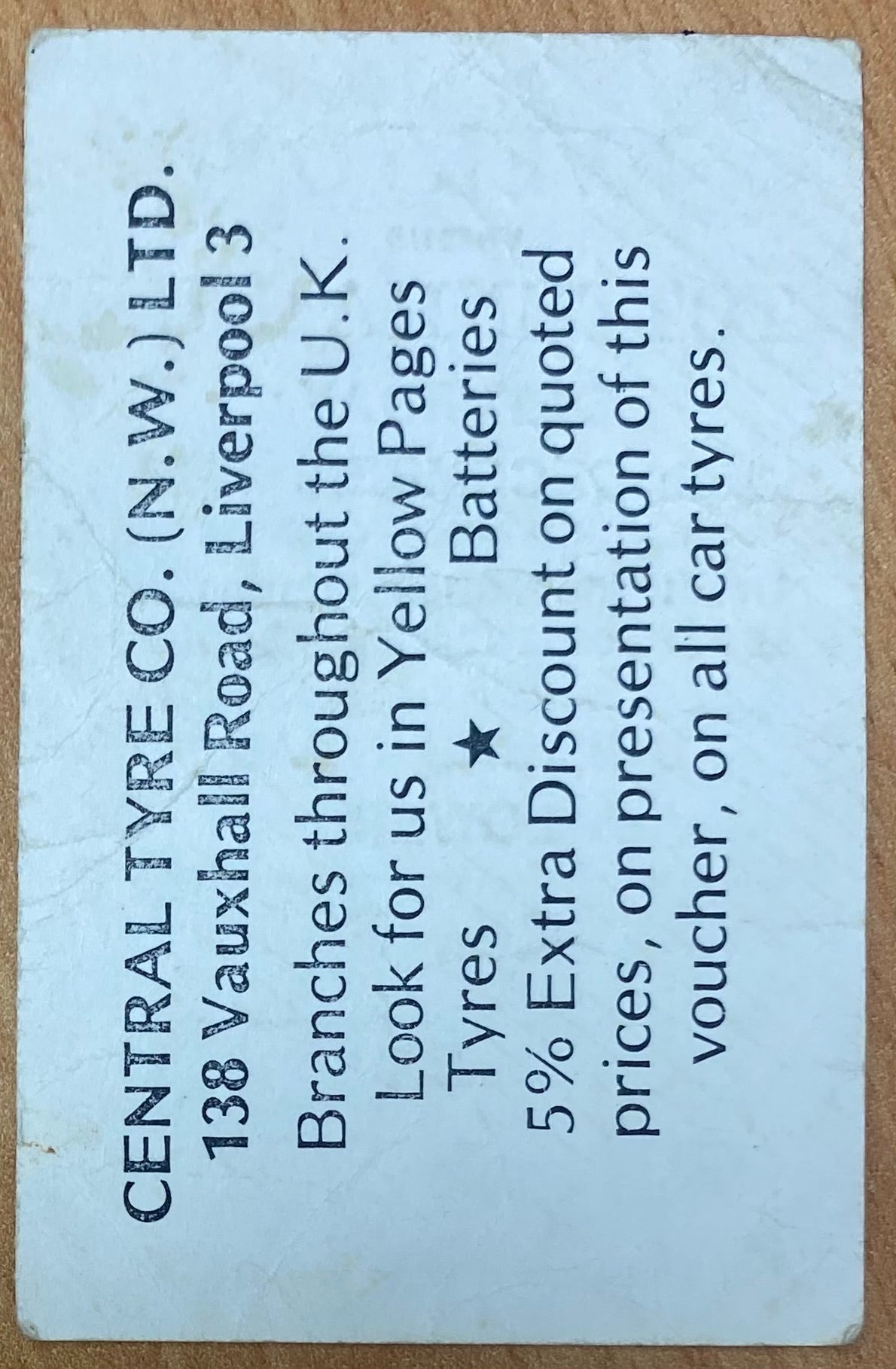 1978/79 ORIGINAL DIVISION ONE TICKET EVERTON V TOTTENHAM HOTSPUR