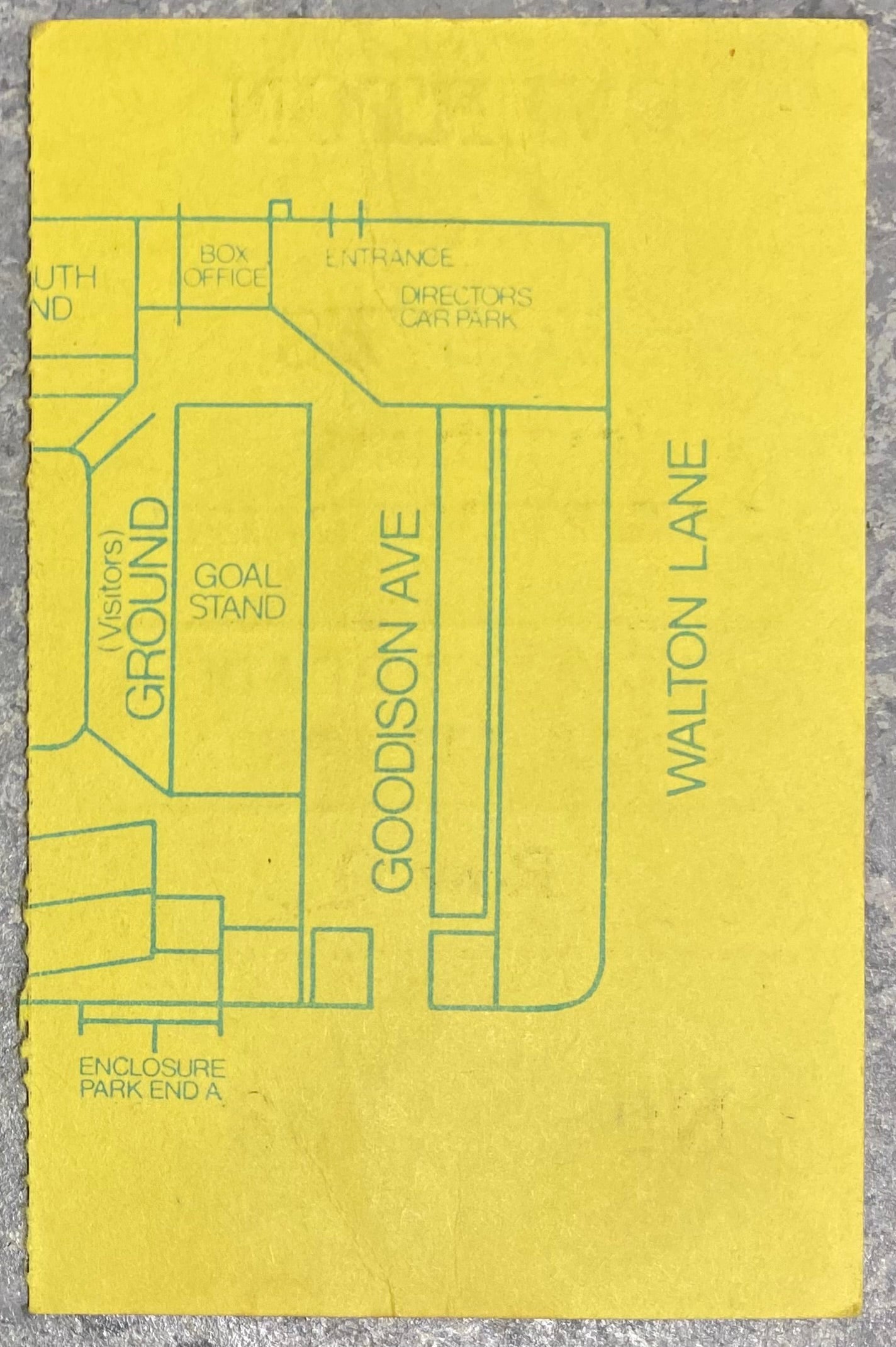 1977/78 ORIGINAL DIVISION ONE TICKET EVERTON V WOLVERHAMPTON WANDERERS