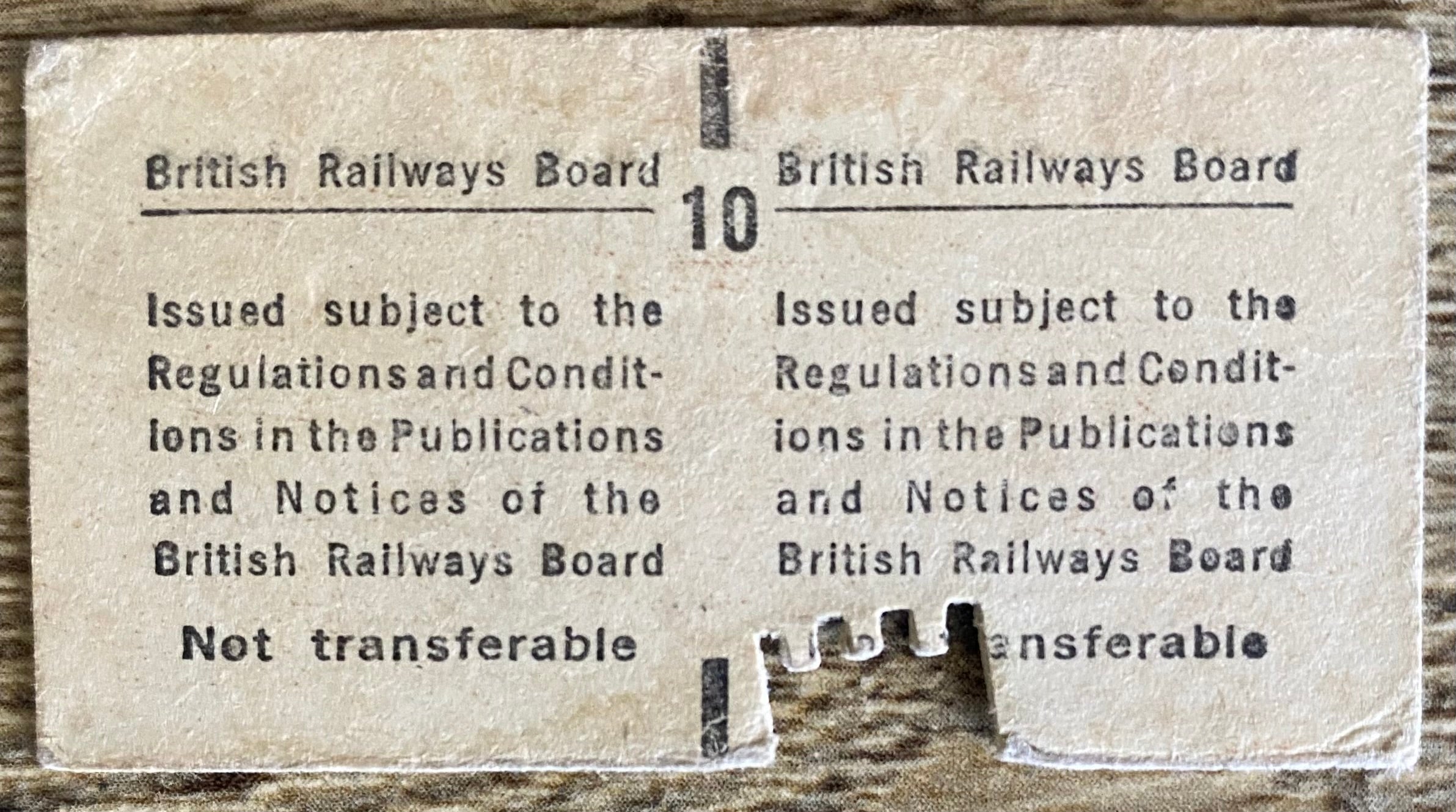 1986 ORIGINAL FOOTBALL SPECIAL BRITISH RAIL TRAIN TICKET MANCHESTER CITY TRAVELLING TO WALSALL