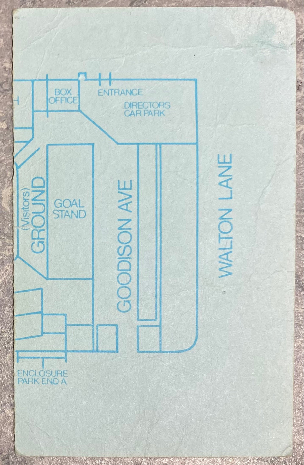 1977/78 ORIGINAL DIVISION ONE TICKET EVERTON V MANCHESTER CITY