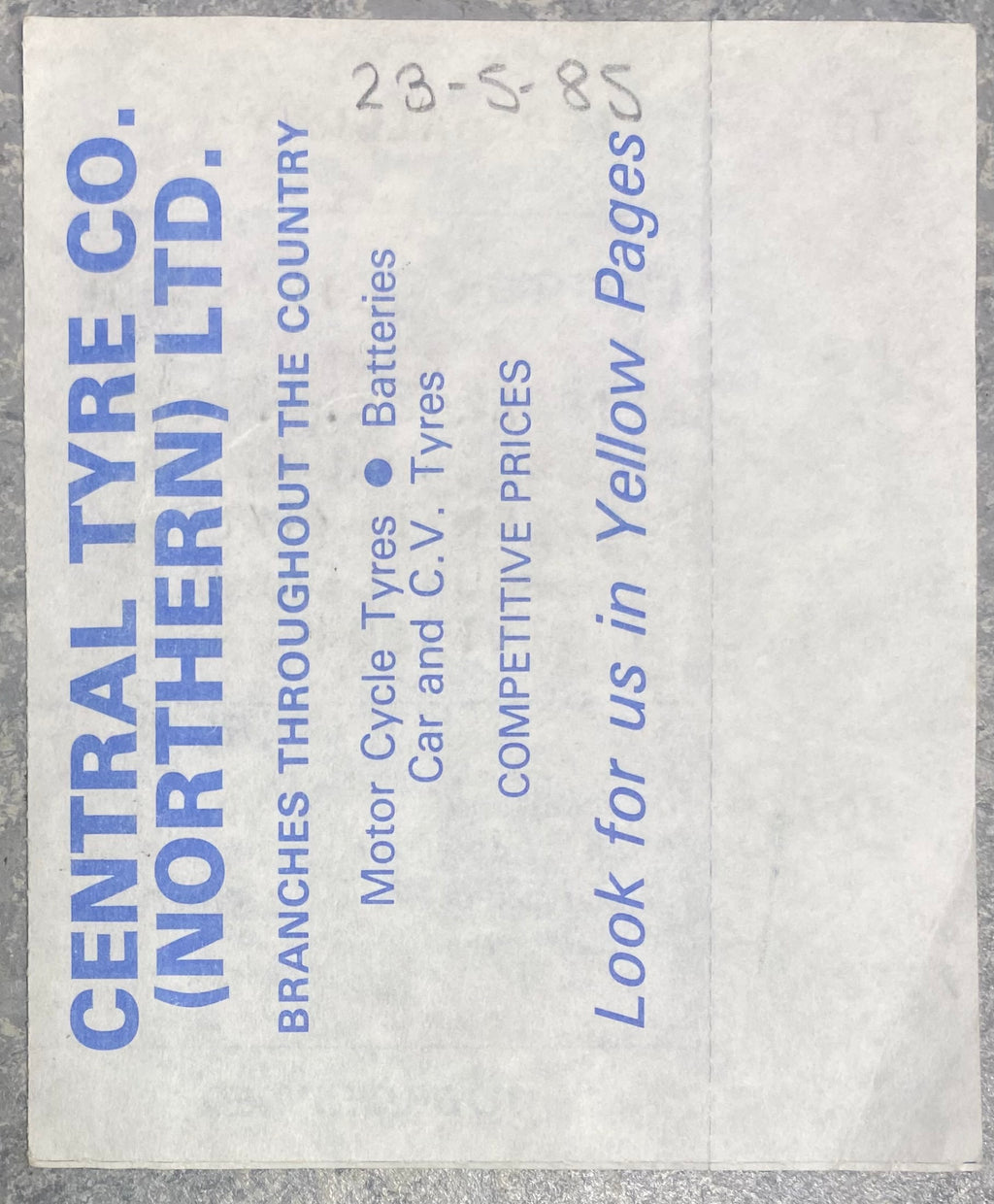 1984/85 ORIGINAL DIVISION ONE TICKET EVERTON V LIVERPOOL