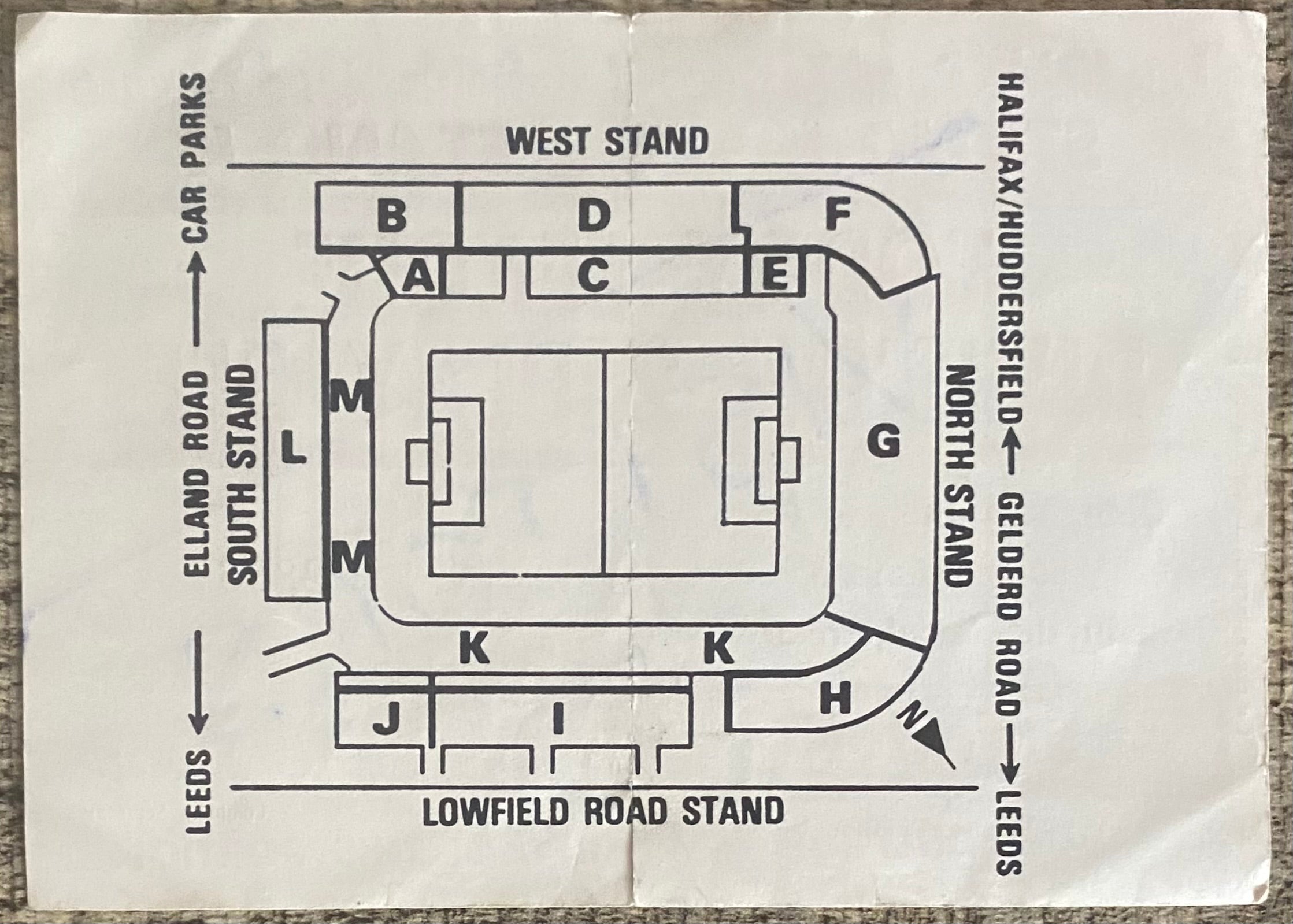 1986/87 ORIGINAL DIVISION 1 PLAY OFF FINAL 2ND LEG UNUSED TICKET LEEDS UNITED V CHARLTON ATHLETIC
