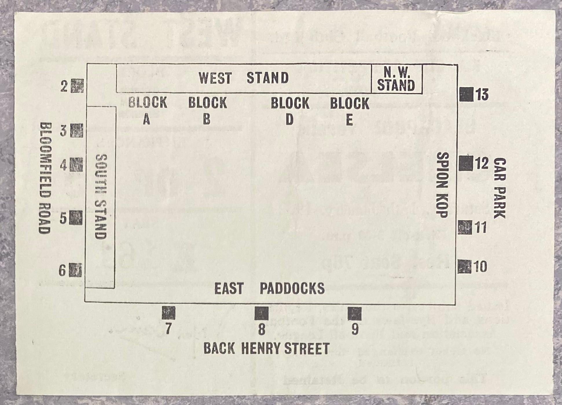 1971/72 ORIGINAL FA CUP 3RD ROUND TICKET BLACKPOOL V CHELSEA