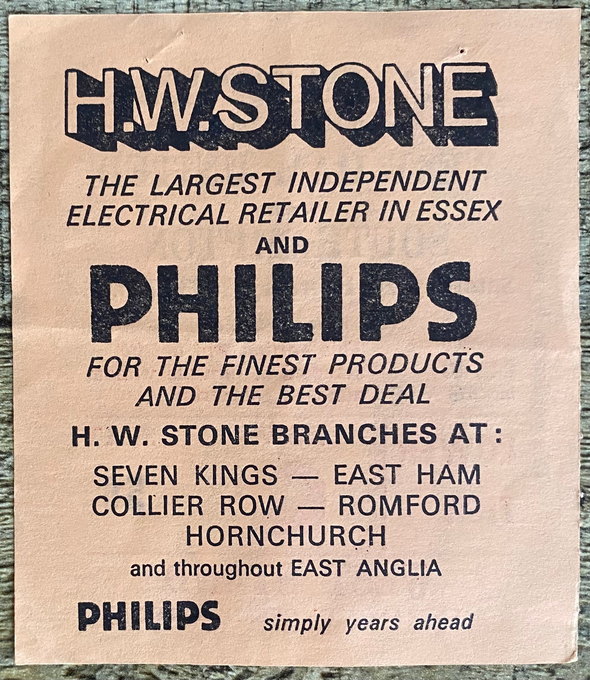 1982/83 ORIGINAL DIVISION 1 TICKET WEST HAM UNITED V SOUTHAMPTON
