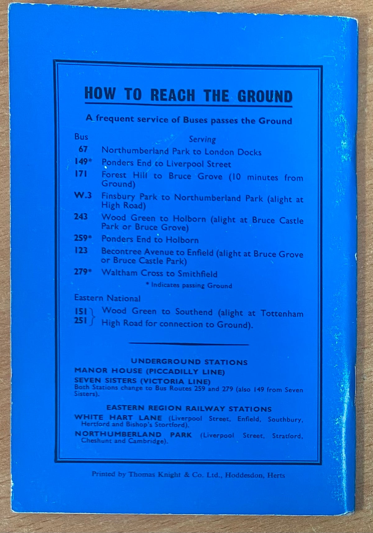 1970/71 ORIGINAL CLUB ISSUED OFFICIAL TOTTENHAM HOTSPUR HANDBOOK