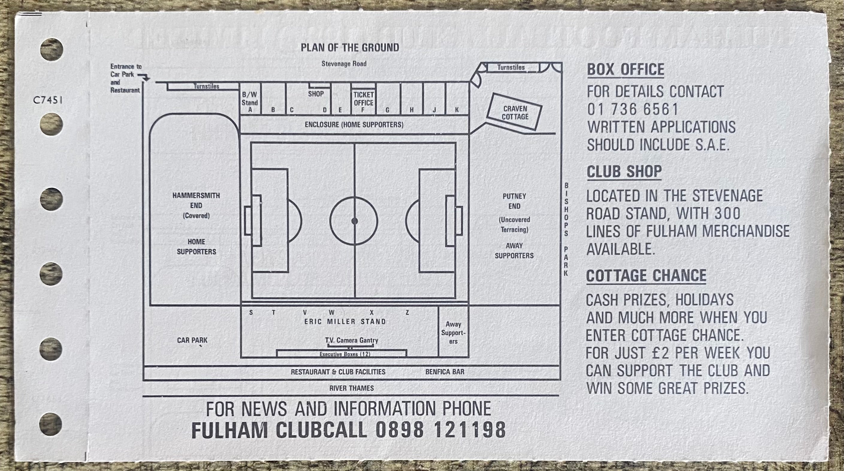 1989/90 ORIGINAL DIVISION 3 TICKET FULHAM V SWANSEA CITY