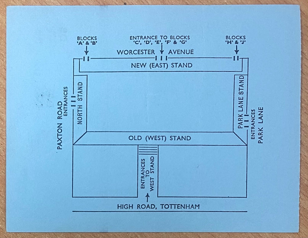 1975/76 ORIGINAL DIVISION ONE TICKET TOTTENHAM HOTSPUR V STOKE CITY