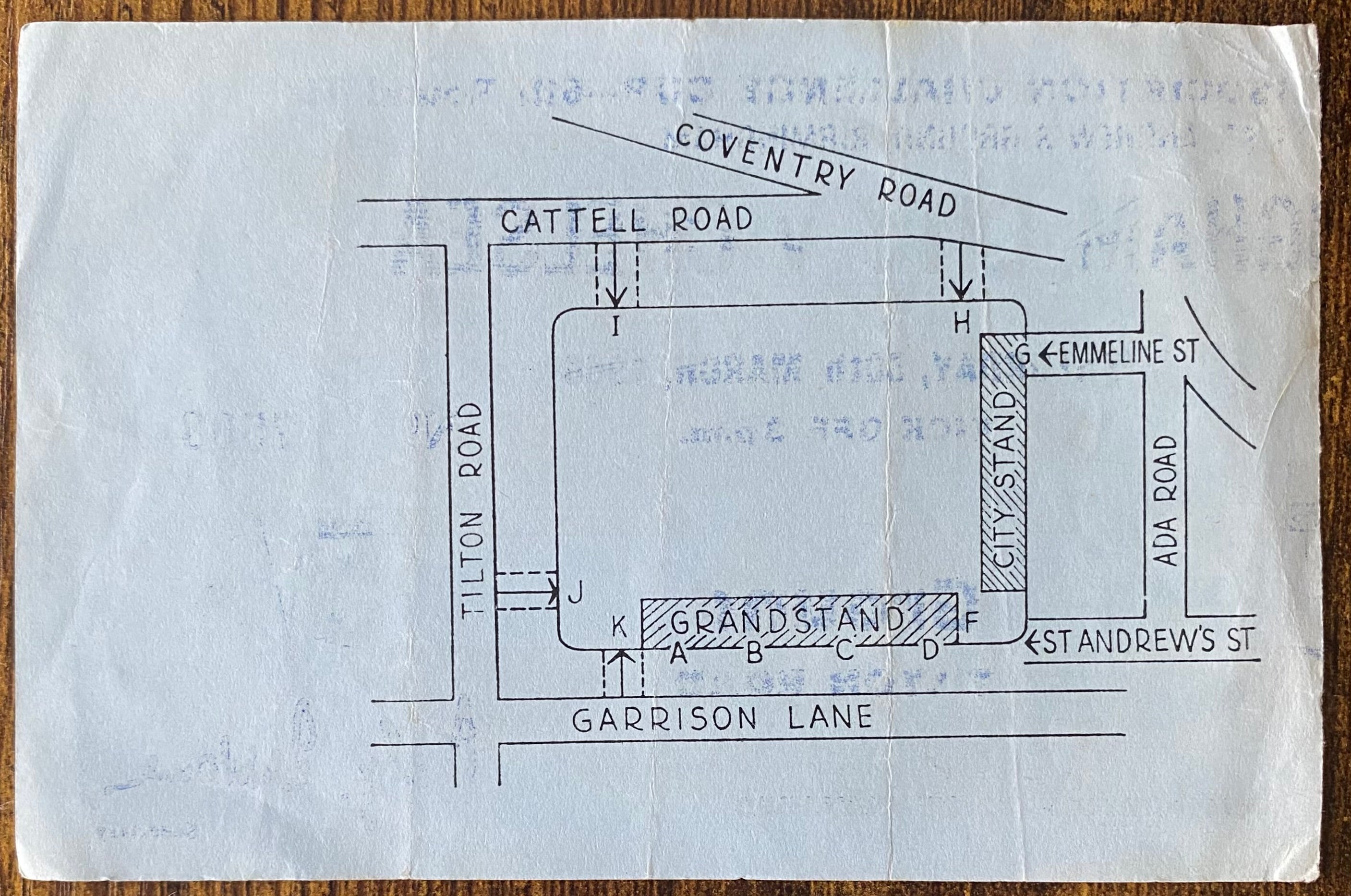 1967/68 ORIGINAL FA CUP 6TH ROUND TICKET BIRMINGHAM CITY V CHELSEA