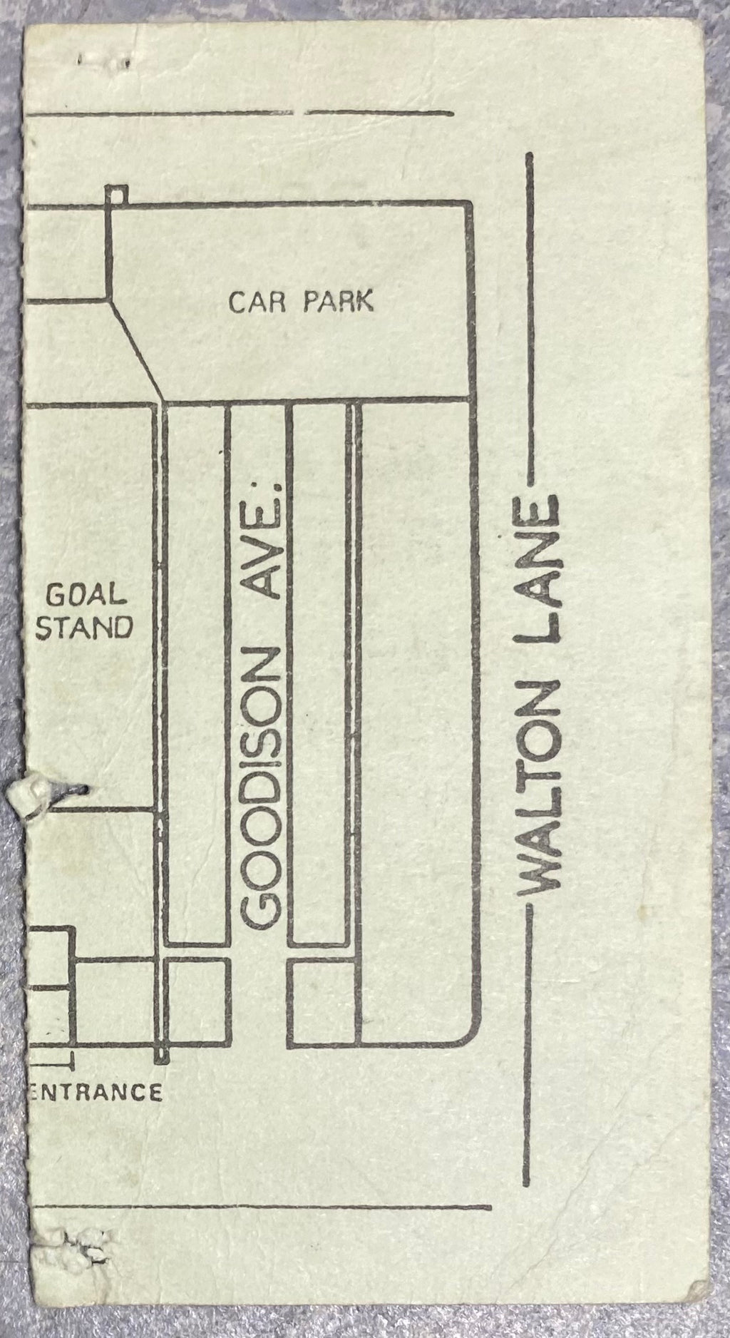 1972/73 ORIGINAL DIVISION ONE TICKET EVERTON V LIVERPOOL