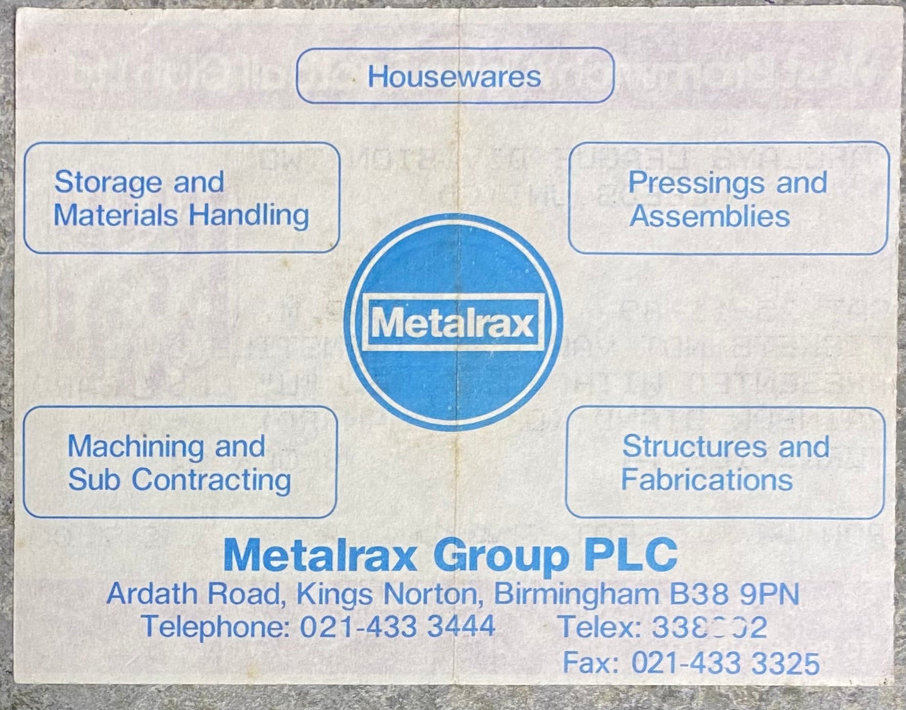 1989/90 ORIGINAL DIVISION TWO TICKET WEST BROMWICH ALBION V LEEDS UNITED