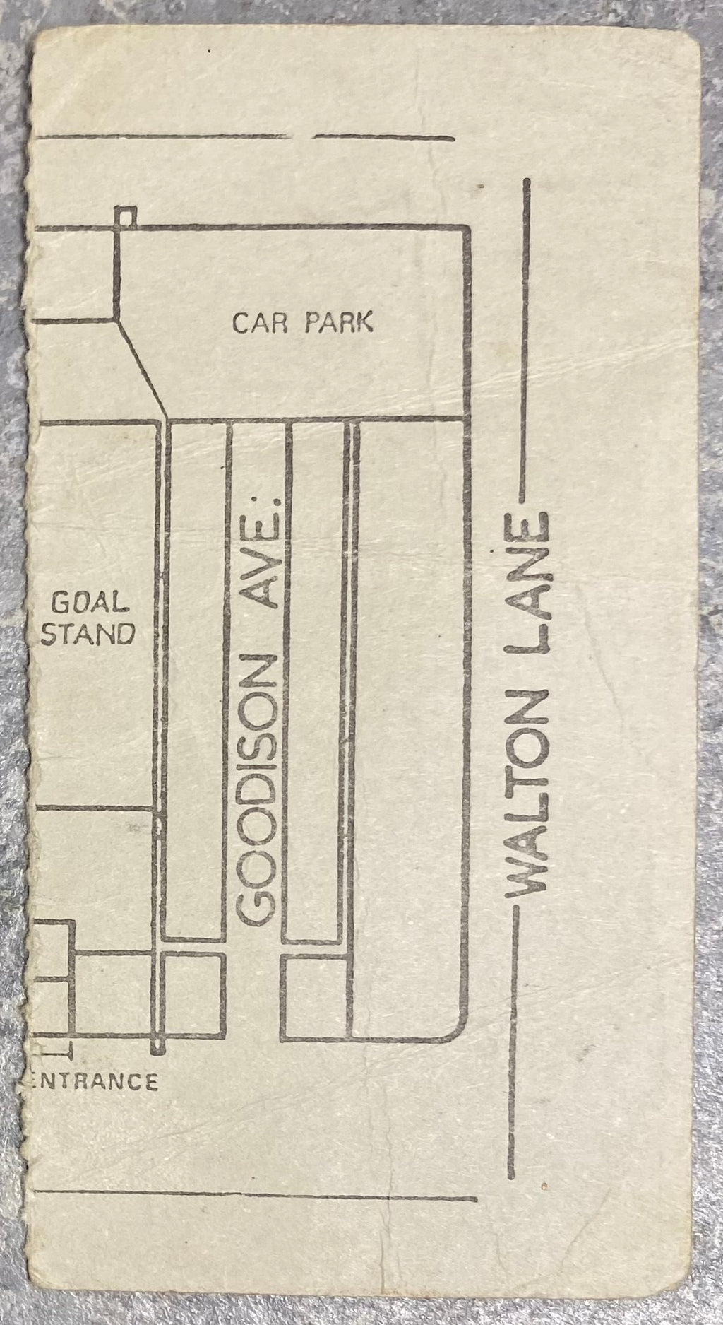1972/73 ORIGINAL DIVISION ONE TICKET EVERTON V LIVERPOOL
