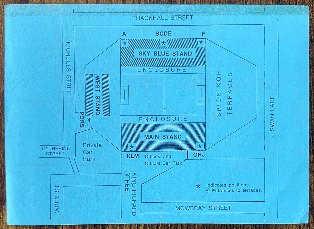 1973/74 ORIGINAL DIVISION 1 TICKET COVENTRY CITY V STOKE CITY