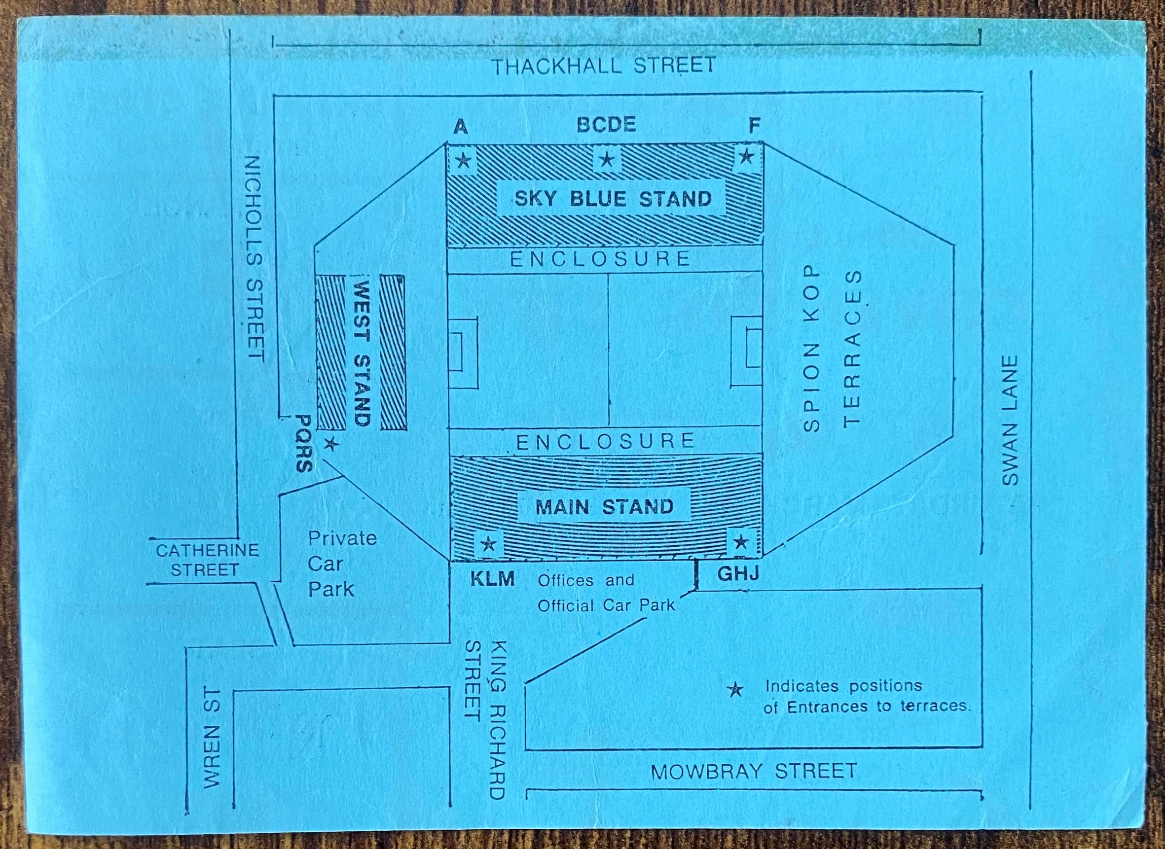 1973/74 ORIGINAL DIVISION 1 TICKET COVENTRY CITY V STOKE CITY