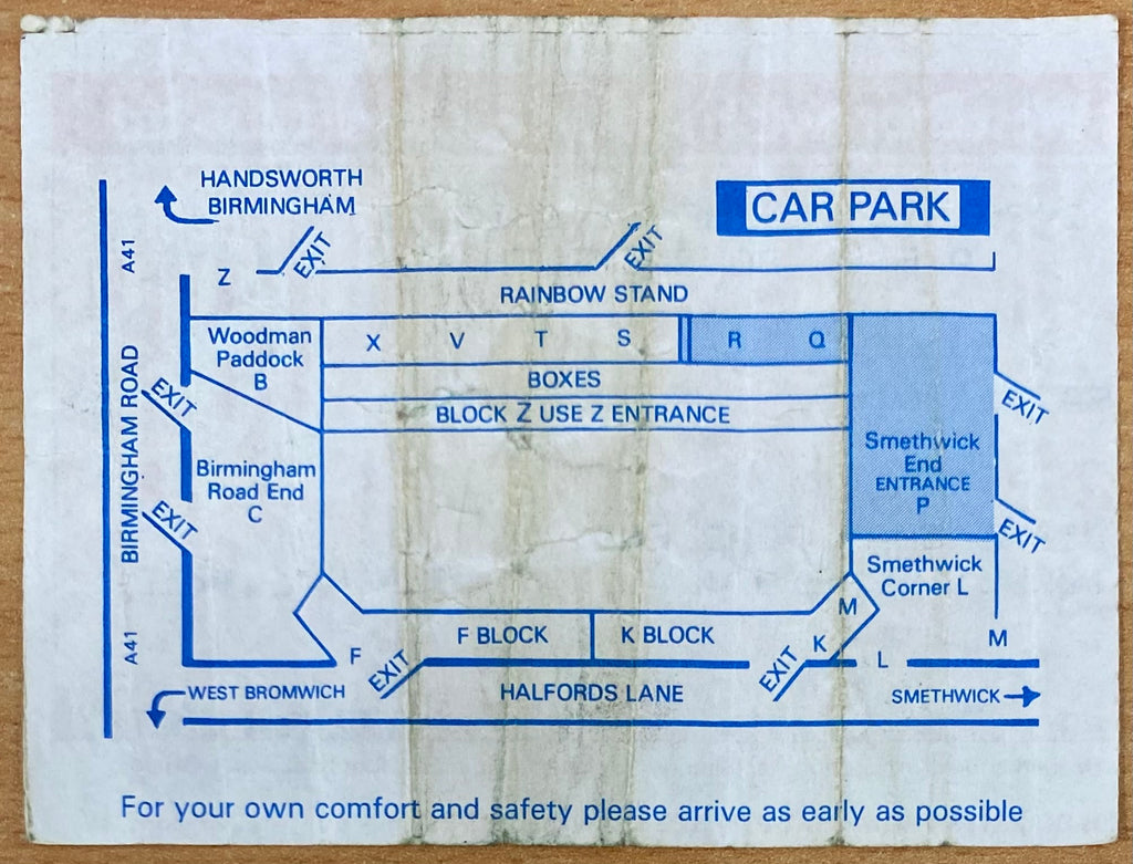 1991/92 ORIGINAL DIVISION 3 TICKET WEST BROMWICH ALBION V AFC BOURNEMOUTH