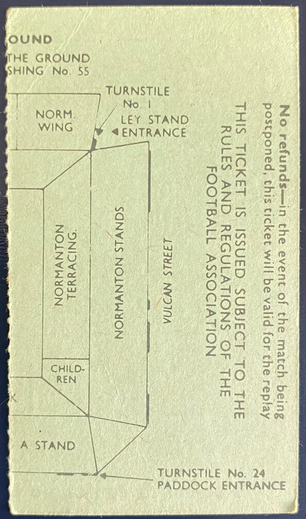 1972/73 ORIGINAL EUROPEAN CUP SEMI FINAL 2ND LEG TICKET DERBY COUNTY V JUVENTUS