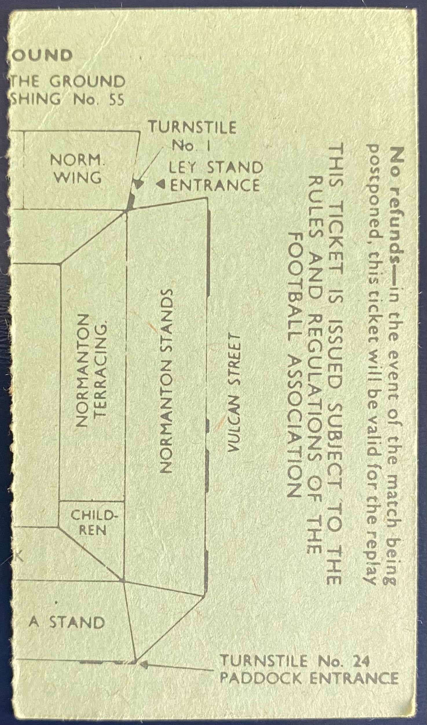 1972/73 ORIGINAL EUROPEAN CUP SEMI FINAL 2ND LEG TICKET DERBY COUNTY V JUVENTUS