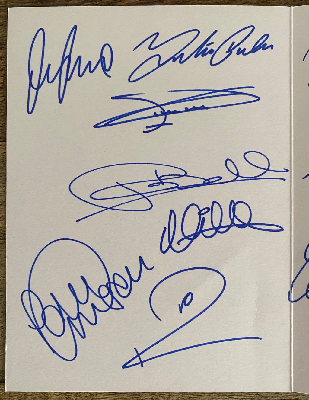 1998 CARD SIGNED BY 13 OF ENGLAND 98 WORLD CUP SQUAD V SAUDI ARABIA AT WEMBLEY (23/05/98)